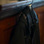KIRED (キーレッド) CRUZ (クルス) LoroPiana (ロロピアーナ) レーザーカット フーデッド コート BLACK (ブラック・23) Made in italy (イタリア製) 2018 秋冬新作のイメージ