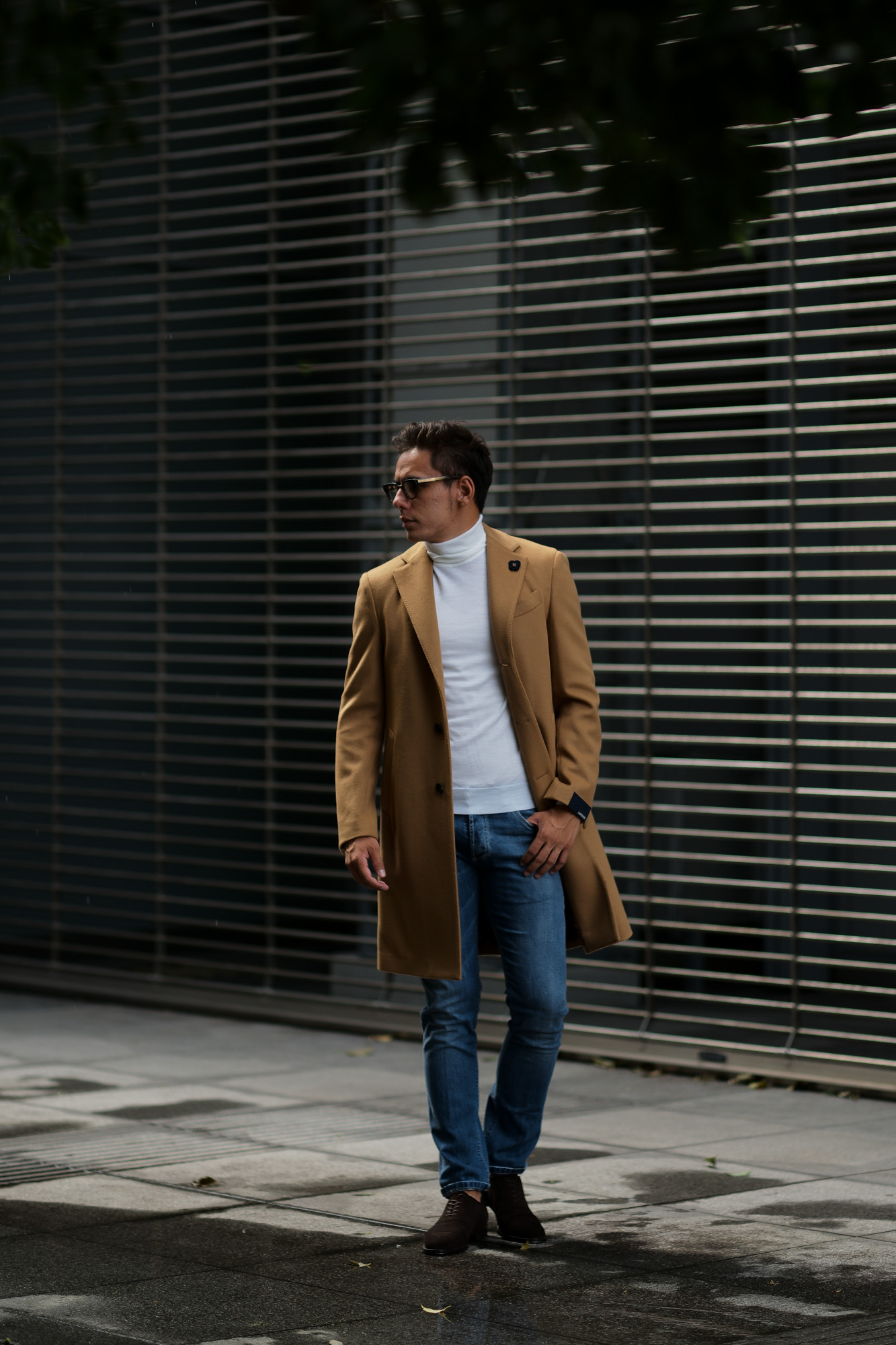 LARDINI (ラルディーニ) Spolverino Chester coat (スポルベリーノ