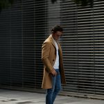 LARDINI (ラルディーニ) Spolverino Chester coat (スポルベリーノ チェスターコート) フラノウール生地 シングル チェスターコート CAMEL (キャメル・1) Made in italy (イタリア製) 2018 秋冬新作のイメージ