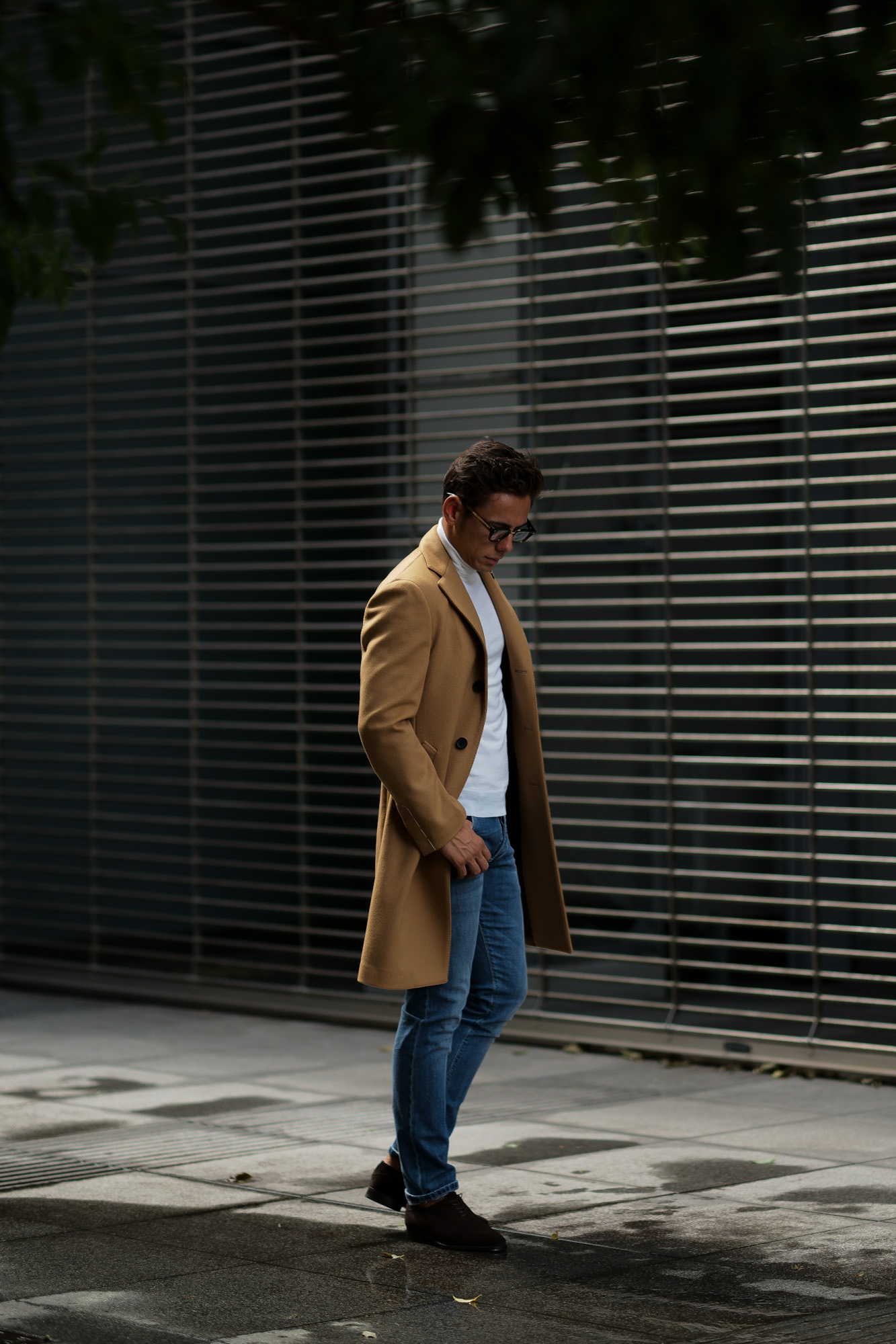 LARDINI (ラルディーニ) Spolverino Chester coat (スポルベリーノ ...