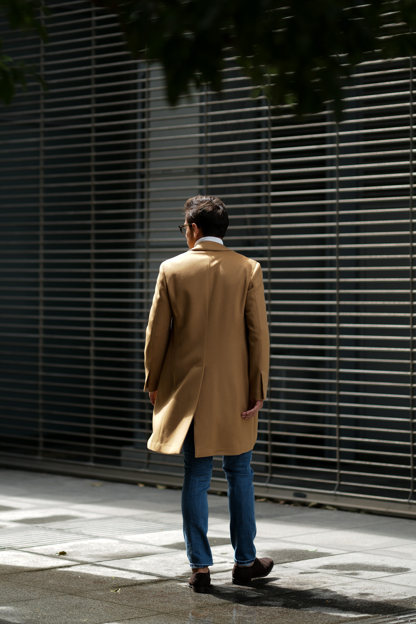 LARDINI (ラルディーニ) Spolverino Chester coat (スポルベリーノ チェスターコート) フラノウール生地 シングル チェスターコート CAMEL (キャメル・1) Made in italy (イタリア製) 2018 秋冬新作 alto e diritto altoediritto アルトエデリット