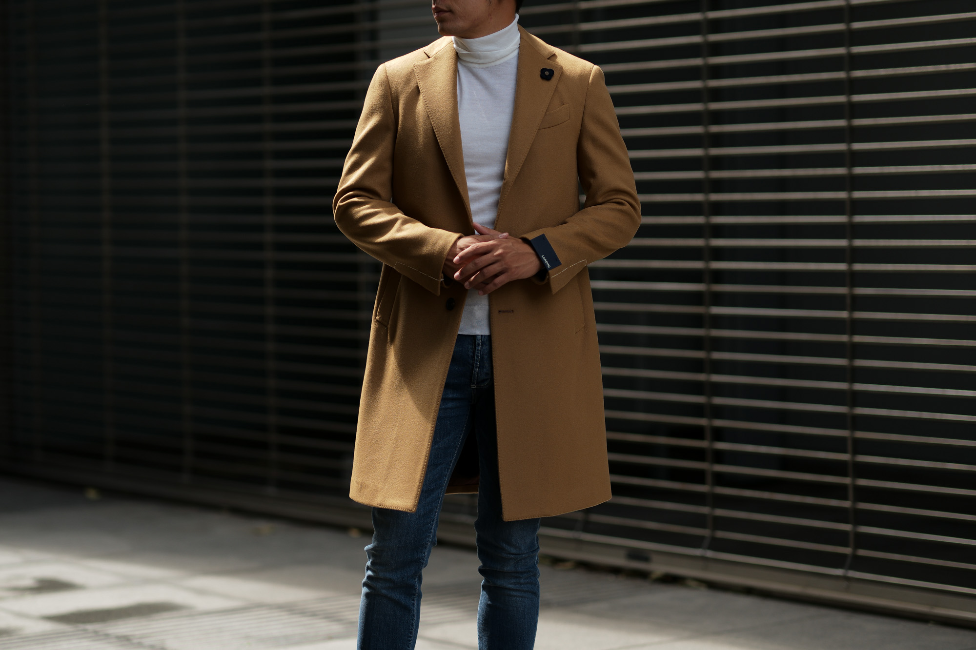 LARDINI (ラルディーニ) Spolverino Chester coat (スポルベリーノ ...