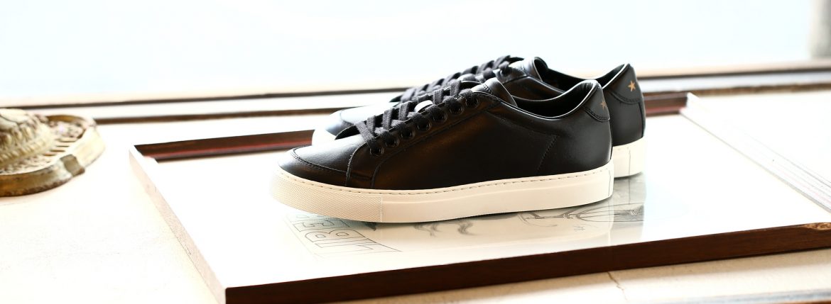 Pantofola d'Oro (パントフォラドーロ) TSL20 CALF LEATHER ローカット レザー スニーカー BLACK (ブラック・BLK) made in italy (イタリア製) 2018 秋冬新作 愛知 名古屋 alto e diritto altoediritto pantofoladoro パントフォラドーロ