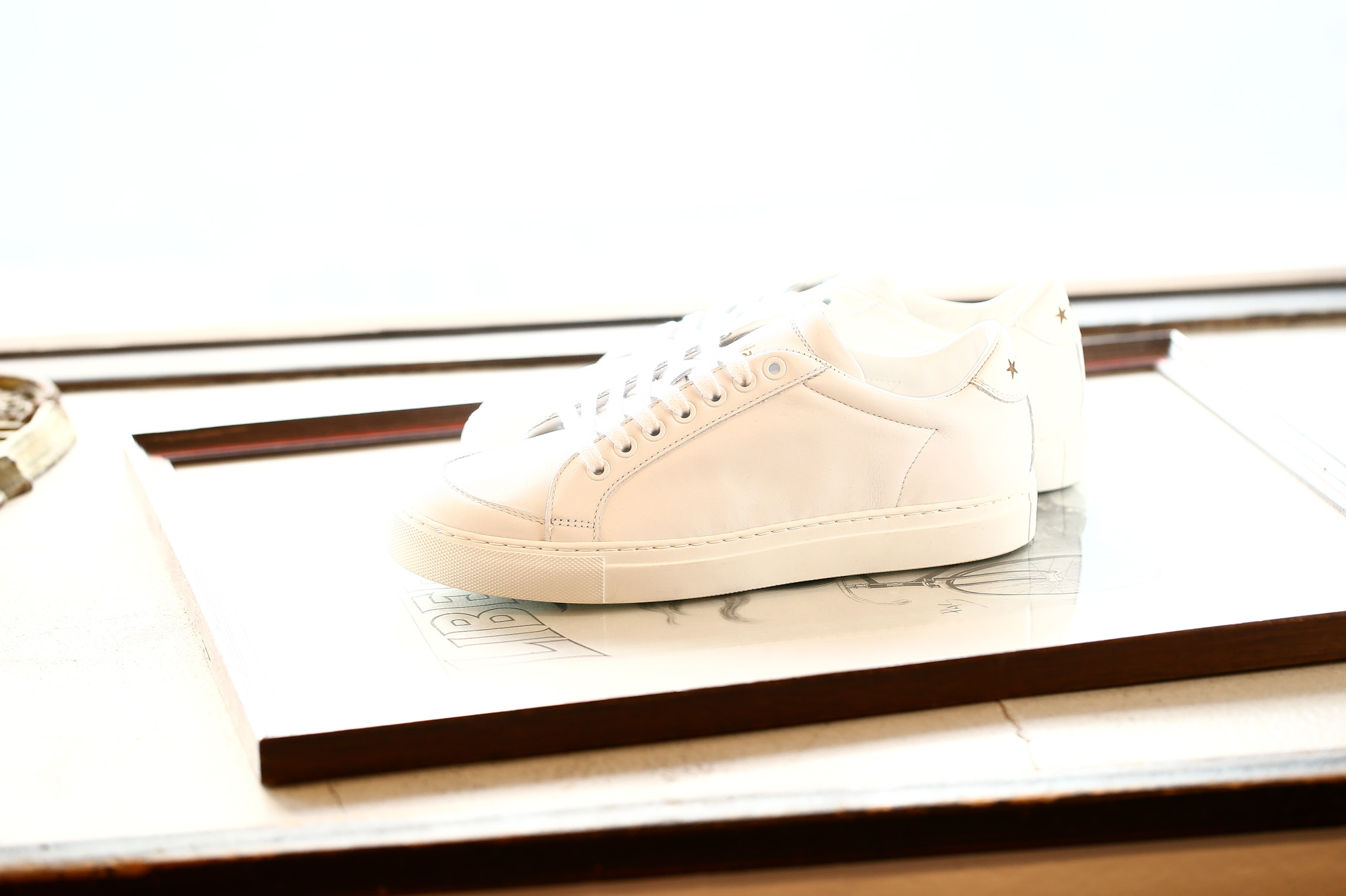 Pantofola d'Oro (パントフォラドーロ) TSL20 CALF LEATHER ローカット レザー スニーカー WHITE (ホワイト・WHT) made in italy (イタリア製) 2018 秋冬新作 愛知 名古屋 alto e diritto altoediritto pantofoladoro パントフォラドーロ