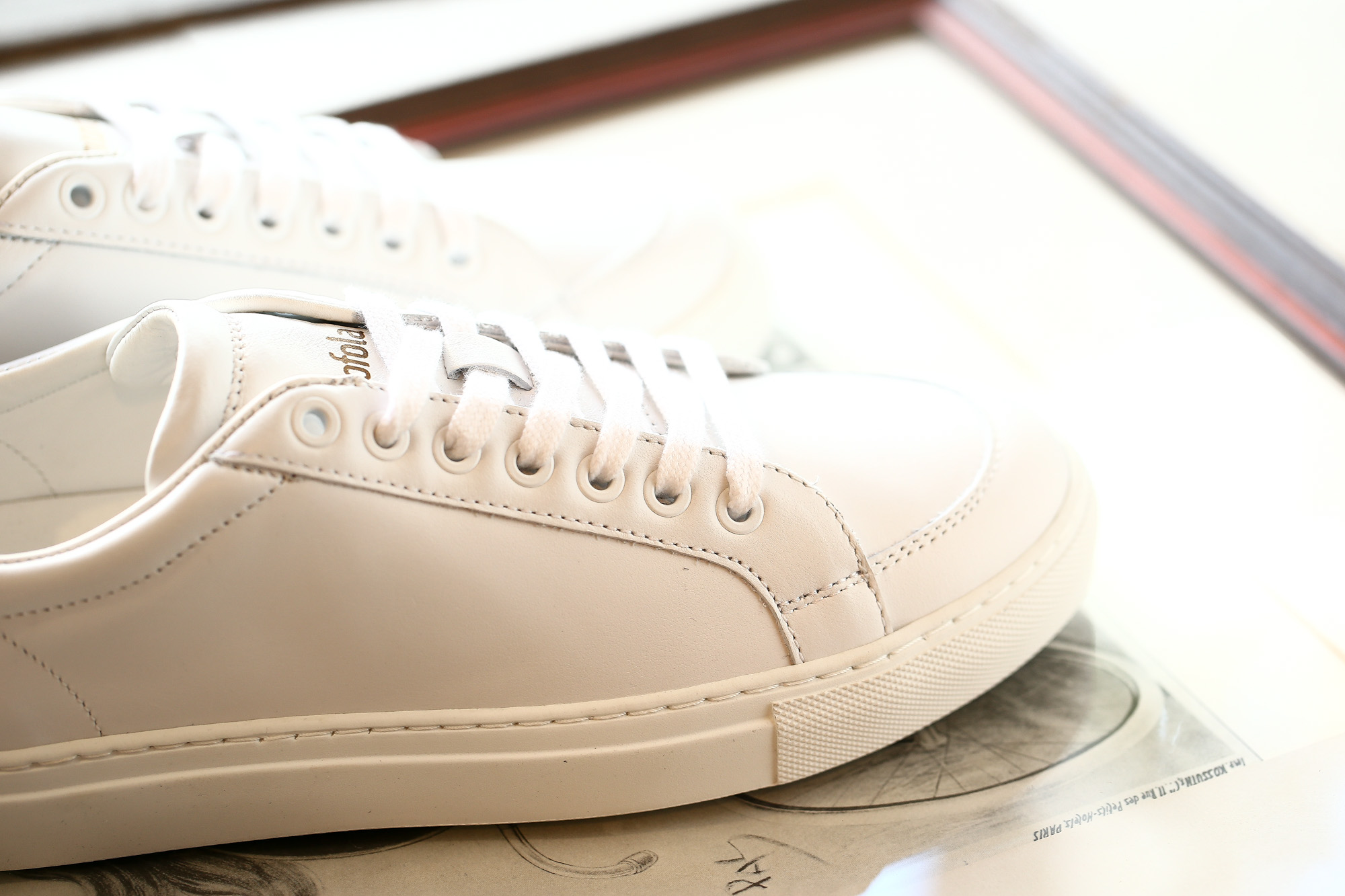 Pantofola d'Oro (パントフォラドーロ) TSL20 CALF LEATHER ローカット レザー スニーカー WHITE (ホワイト・WHT) made in italy (イタリア製) 2018 秋冬新作 愛知 名古屋 alto e diritto altoediritto pantofoladoro パントフォラドーロ