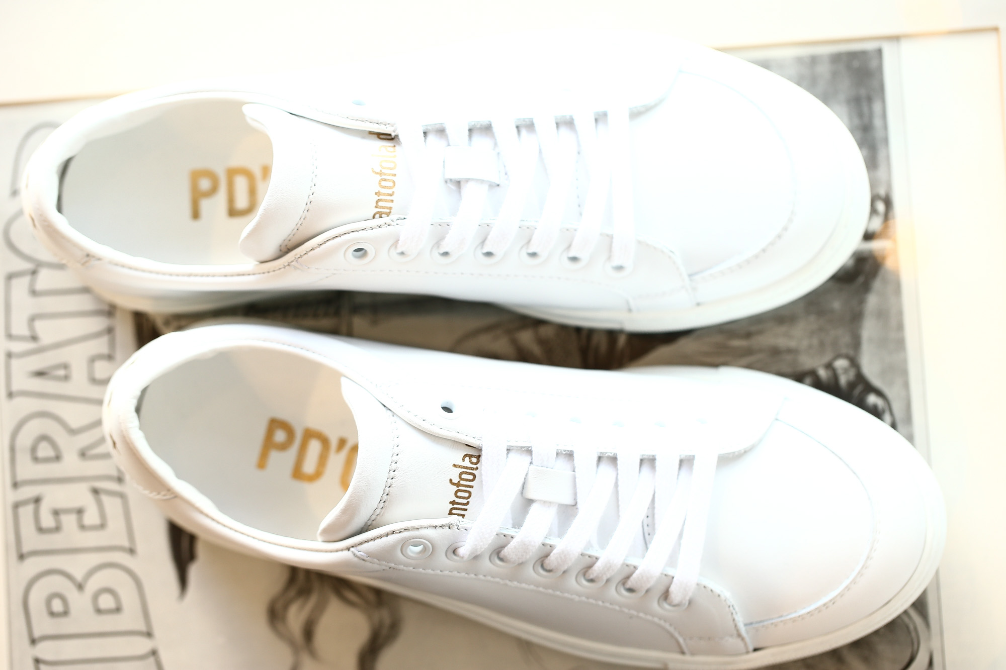 Pantofola d'Oro (パントフォラドーロ) TSL20 CALF LEATHER ローカット レザー スニーカー WHITE (ホワイト・WHT) made in italy (イタリア製) 2018 秋冬新作 愛知 名古屋 alto e diritto altoediritto pantofoladoro パントフォラドーロ