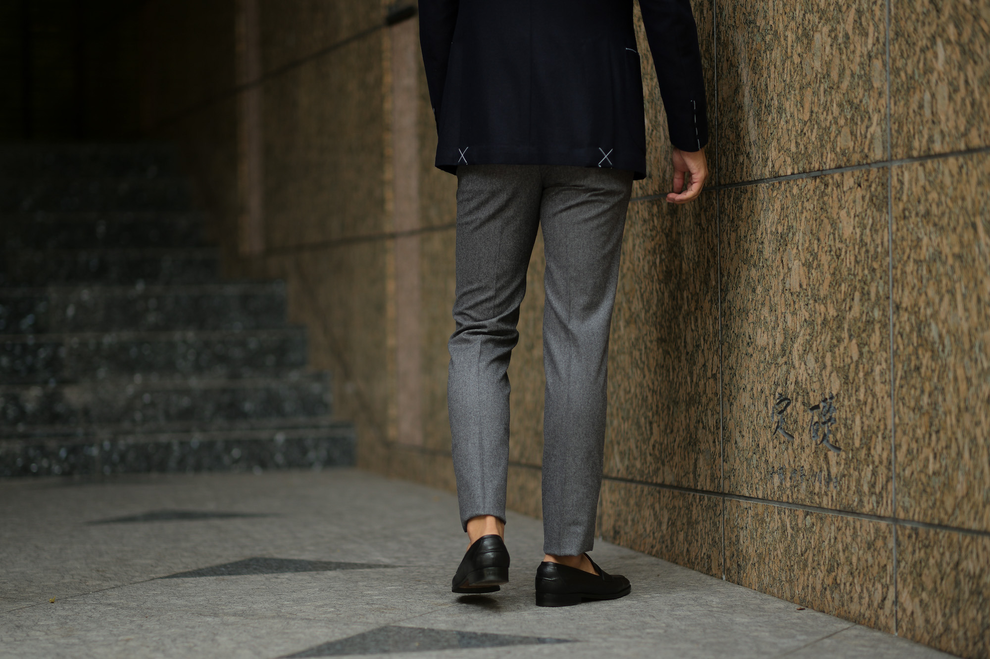 Zanella (ザネッラ) GAREY (ギャレー) SLIM FIT (スリムフィット) STRETCH SAXONY WOOL ストレッチ サキソニーウール スラックス GRAY (グレー・00030) Made in italy (イタリア製) 2018 秋冬新作 zanella 愛知 名古屋 Alto e Diritto アルト エ デリット alto e diritto アルトエデリット 42,44,46,48,50,52