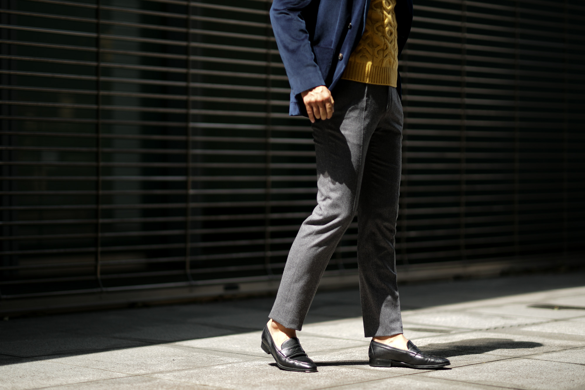 Zanella (ザネッラ) GREG (グレッグ) SLIM FIT (スリムフィット) STRETCH SAXONY WOOL ストレッチ サキソニーウール ワンプリーツ スラックス GRAY (グレー・00030) Made in italy (イタリア製) 2018 秋冬新作 zanella 愛知 名古屋 Alto e Diritto アルト エ デリット alto e diritto アルトエデリット 42,44,46,48,50,52