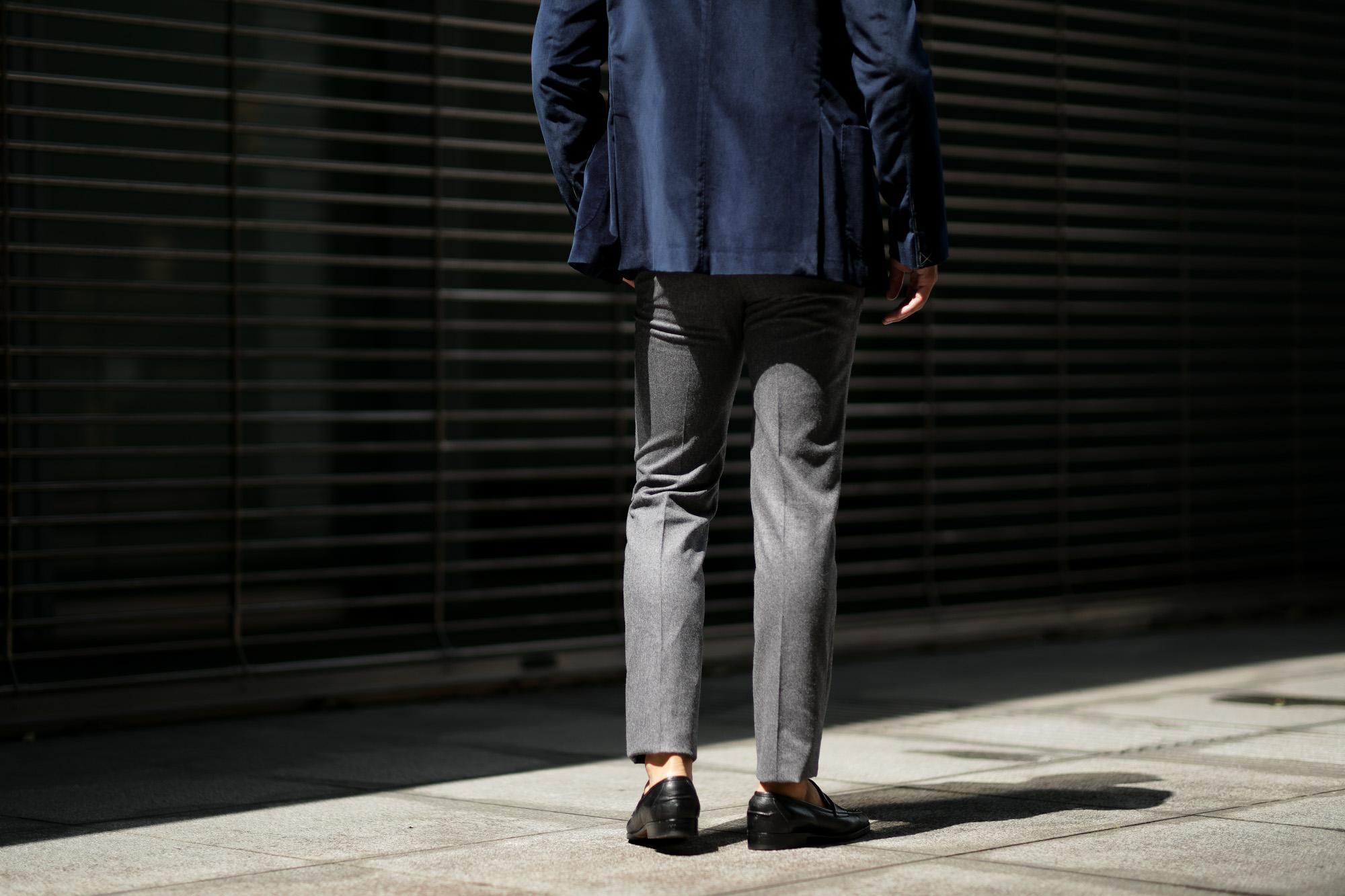 Zanella (ザネッラ) GREG (グレッグ) SLIM FIT (スリムフィット) STRETCH SAXONY WOOL ストレッチ サキソニーウール ワンプリーツ スラックス GRAY (グレー・00030) Made in italy (イタリア製) 2018 秋冬新作 zanella 愛知 名古屋 Alto e Diritto アルト エ デリット alto e diritto アルトエデリット 42,44,46,48,50,52