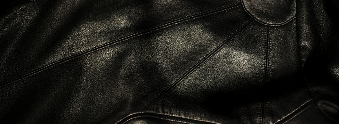 Cuervo (クエルボ) Satisfaction Leather Collection (サティスファクション レザー コレクション) East West(イーストウエスト) SMOKE(スモーク) BUFFALO LEATHER (バッファロー レザー) レザージャケット BLACK(ブラック) MADE IN JAPAN (日本製) 2019 春夏 愛知 名古屋 altoediritto アルトエデリット 洋服屋 レザージャケット サウスパラディソ eastwest