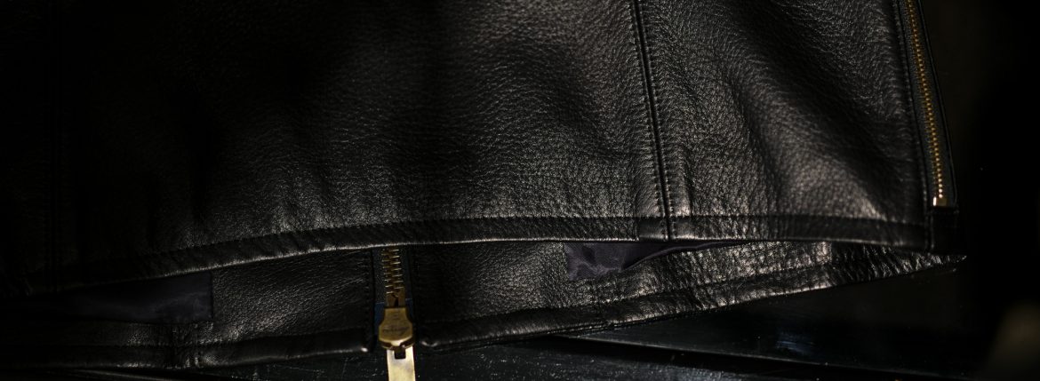 Cuervo (クエルボ) Satisfaction Leather Collection (サティスファクション レザー コレクション) East West(イーストウエスト) SMOKE(スモーク) BUFFALO LEATHER (バッファロー レザー) レザージャケット BLACK(ブラック) MADE IN JAPAN (日本製) 2019 春夏　愛知 名古屋 altoediritto アルトエデリット 洋服屋 レザージャケット サウスパラディソ eastwest