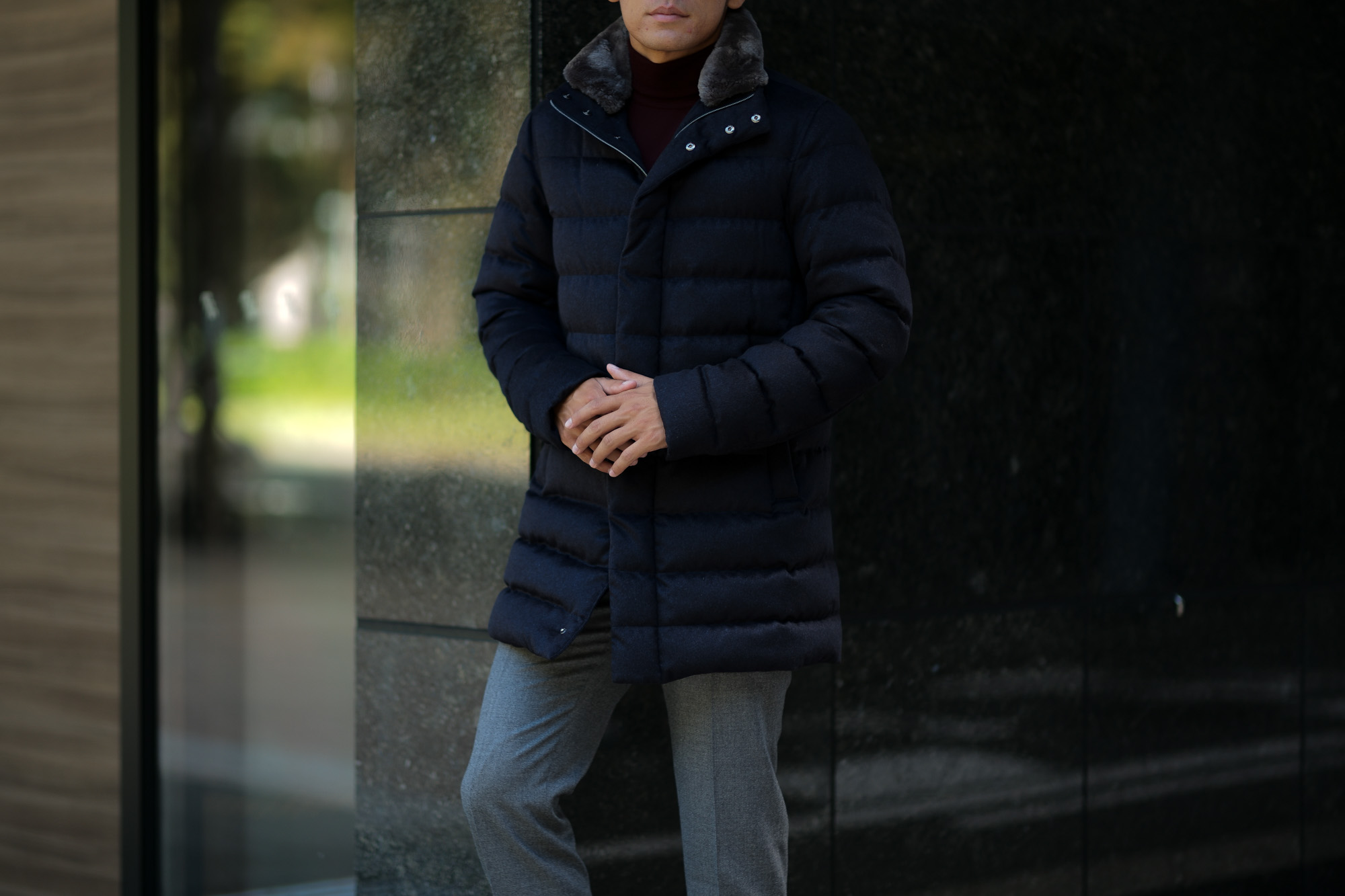 HERNO(ヘルノ) PI0439U Silk Cashmere Down coat (シルク カシミア