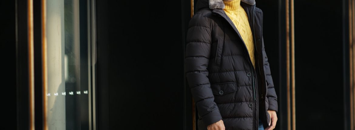 HERNO(ヘルノ) PI0475U N-3B Nylon Down Jacket (ナイロン ダウン ジャケット) POLAR-TECH (ポーラテック) 撥水 ナイロン ダウン ジャケット BLACK (ブラック・9300) 2018 秋冬新作 愛知 名古屋 alto e diritto altoediritto アルトエデリット