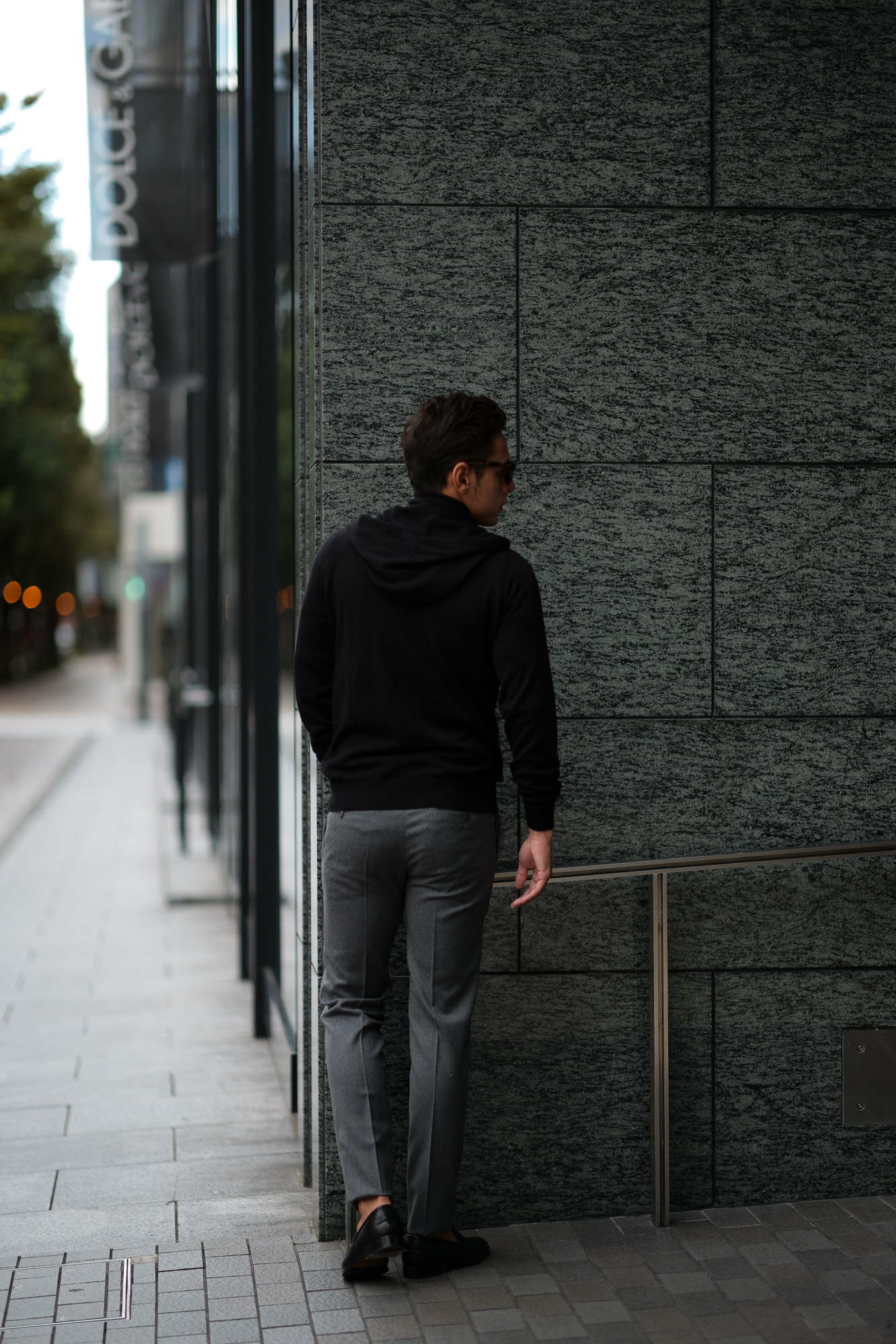 JOHN SMEDLEY (ジョンスメドレー) RESERVOIR (レゼルボア) 24G Merino Wool (24ゲージ メリノウール) ジップアップ ニット パーカー BLACK (ブラック) Made in England (イギリス製) 2018 秋冬新作 johnsmedley 愛知 名古屋 altoediritto アルトエデリット