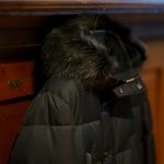 MOORER (ムーレー) BARBIERI-KM(バルビエリ) ホワイトグースダウン ナイロン フーデッド ダウンコート NERO(ブラック) Made in italy (イタリア製) 2018 秋冬新作のイメージ