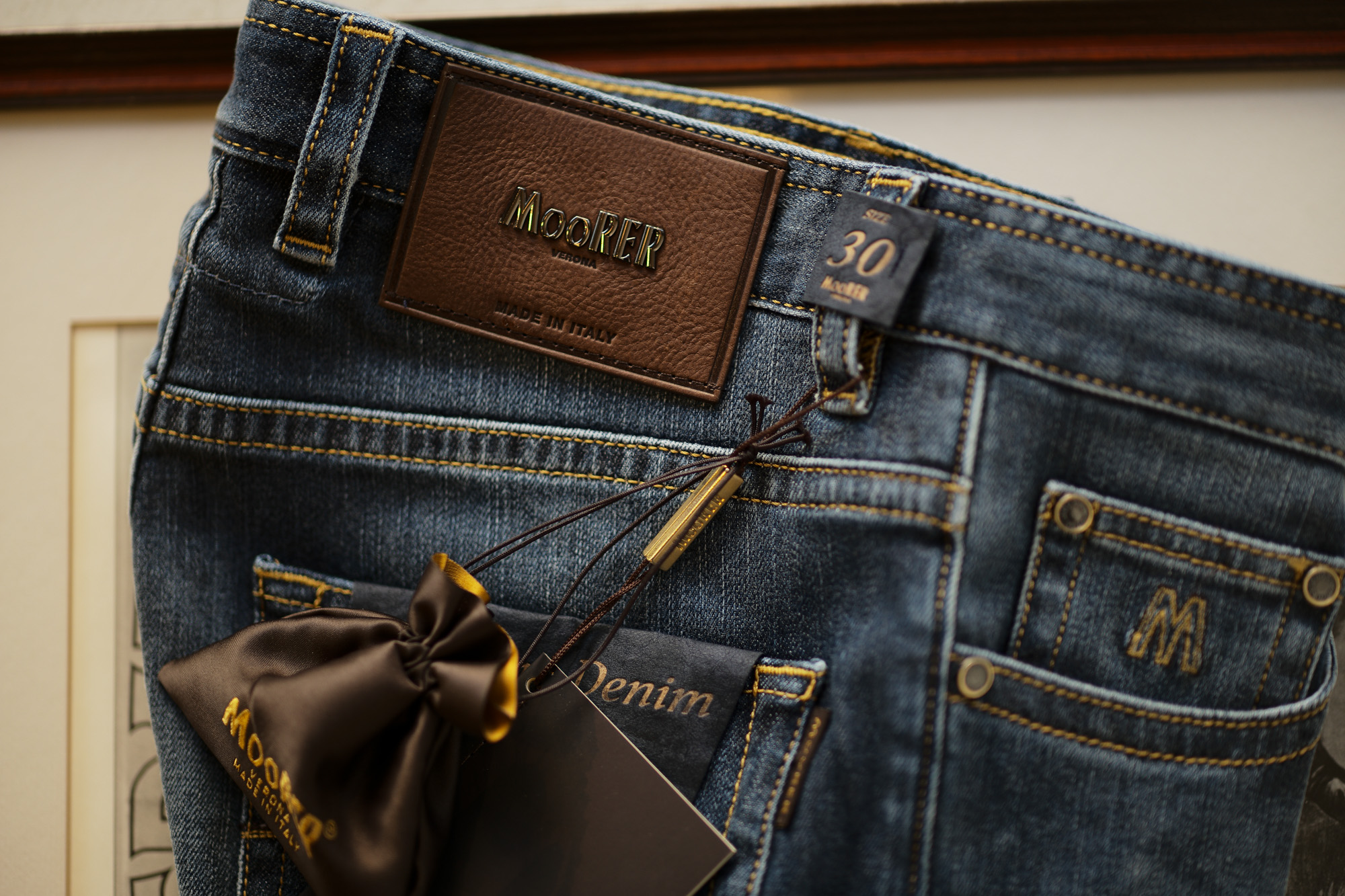 MOORER (ムーレー) GIOTTO-DC102 (ジオット) Japanese Fabric Comfort Denim (コンフォートデニム) ストレッチ ジーンズ デニムパンツ LAVAGGIO 6007 (ブルー) Made in italy (イタリア製) 2018 秋冬新作 愛知 名古屋 alto e diritto アルトエデリット ムーレー デニム ジーパン