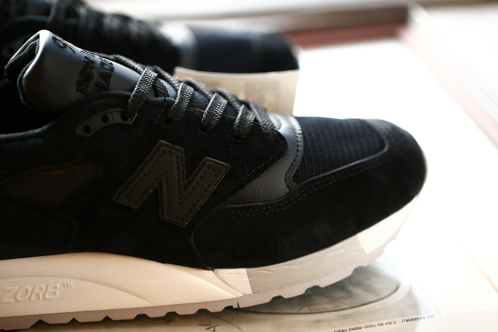 new balance (ニューバランス) M998 NJ (CLASSICS TRADITIONNELS) LIMITED EDITION レザースニーカー BLACK (ブラック・NJ) Made in USA (アメリカ製) 2018 秋冬新作 newbalance 愛知 名古屋 alto e diritto altoediritto アルトエデリット