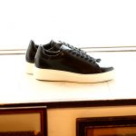 PATRICK(パトリック) CRUISE LINE クルーズライン GENOVA-EX (ジェノバ EX) CR28159 Annonay Vocalou Calf Leather (アノネイ社 ボカルーカーフ レザー) ローカット レザー スニーカー ONE BLACK (ブラック・BLK) MADE IN JAPAN(日本製) 2018 秋冬新作【1st コレクション別注モデル】【スペシャル限定】【WEB販売開始】のイメージ
