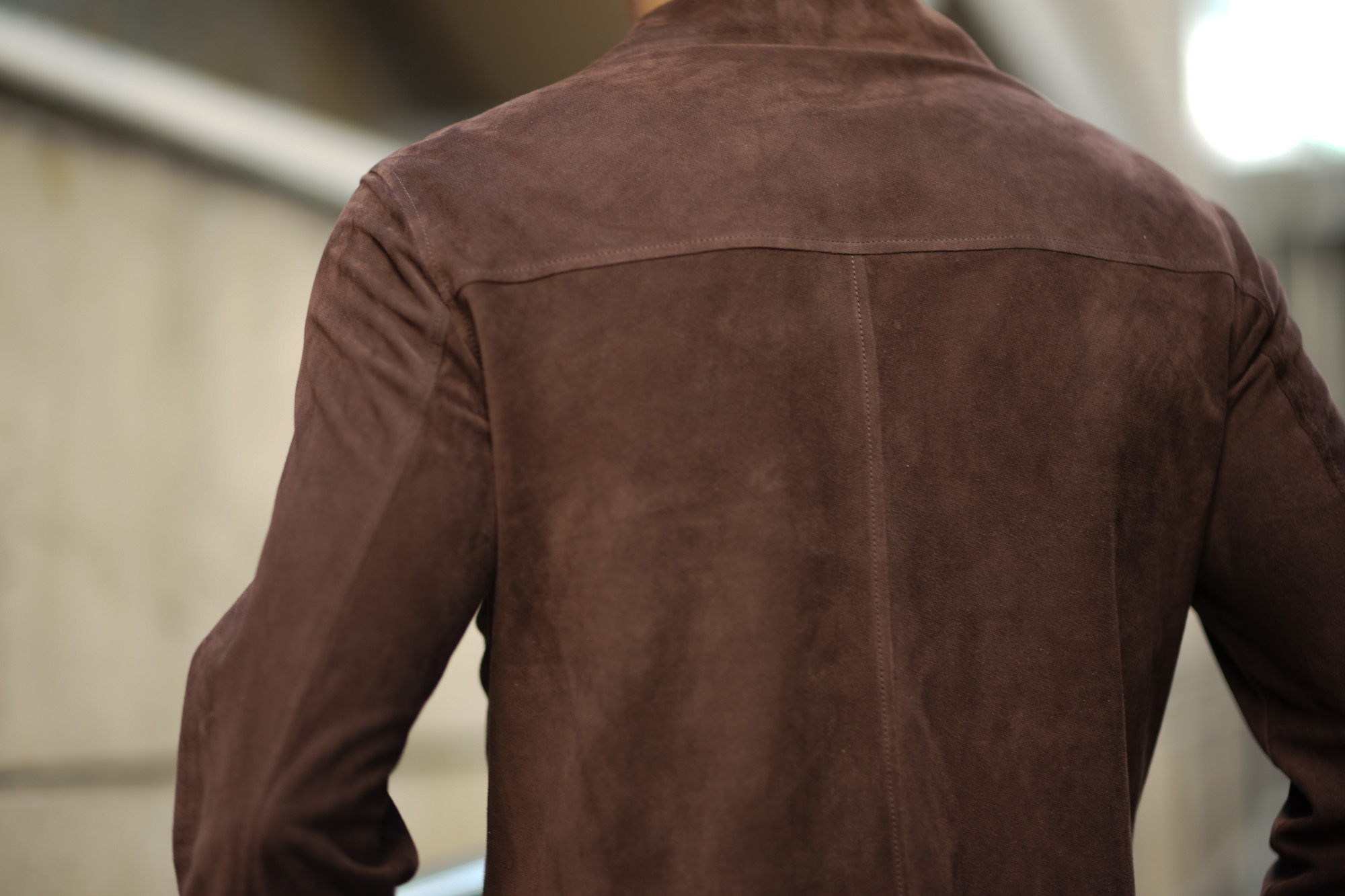 Alfredo Rifugio (アルフレード リフージオ) SS326 CAMOSCIO Summer Suede Leather Shirts サマースウェード レザーシャツ BROWN (ブラウン) made in italy (イタリア製) 2019 春夏 【ご予約受付中】　alfredorifujio アルフレードリフージオ 愛知 名古屋 Alto e Diritto アルト エ デリット alto e diritto アルトエデリット レザージャケット 素肌にレザー 42,44,46,48,50,52