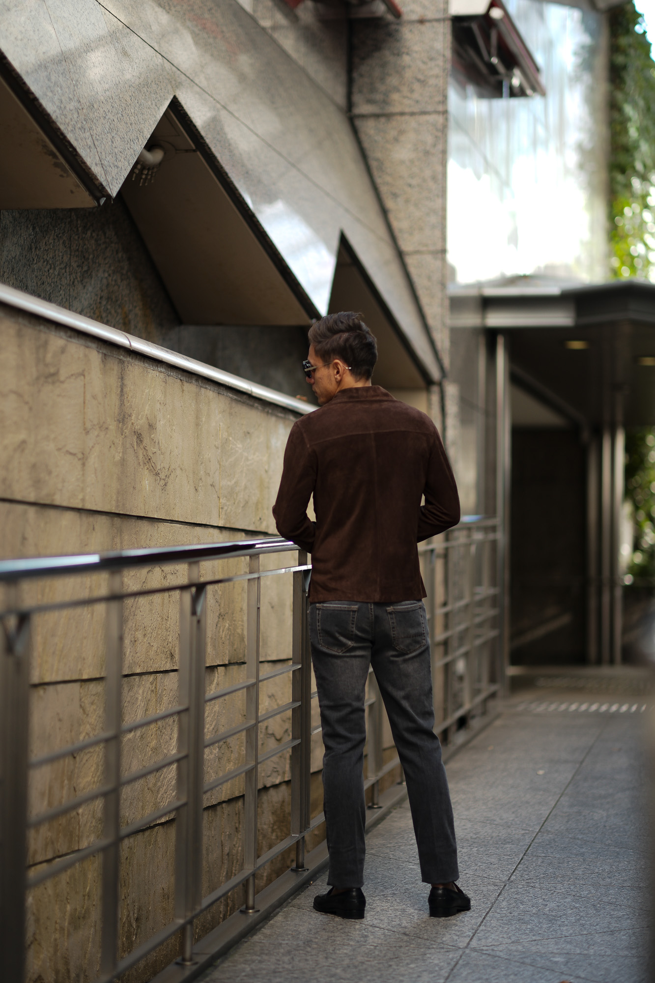 Alfredo Rifugio (アルフレード リフージオ) SS326 CAMOSCIO Summer Suede Leather Shirts サマースウェード レザーシャツ BROWN (ブラウン) made in italy (イタリア製) 2019 春夏 【ご予約受付中】　alfredorifujio アルフレードリフージオ 愛知 名古屋 Alto e Diritto アルト エ デリット alto e diritto アルトエデリット レザージャケット 素肌にレザー 42,44,46,48,50,52