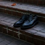 ENZO BONAFE(エンツォボナフェ) BERING(ベーリング) Crocodile クロコダイル ノルベジェーゼ製法 Uチップシューズ エキゾチックレザーシューズ COCCO NERO (ブラック)  made in italy(イタリア製) 【2019春夏】【ご予約受付中】のイメージ