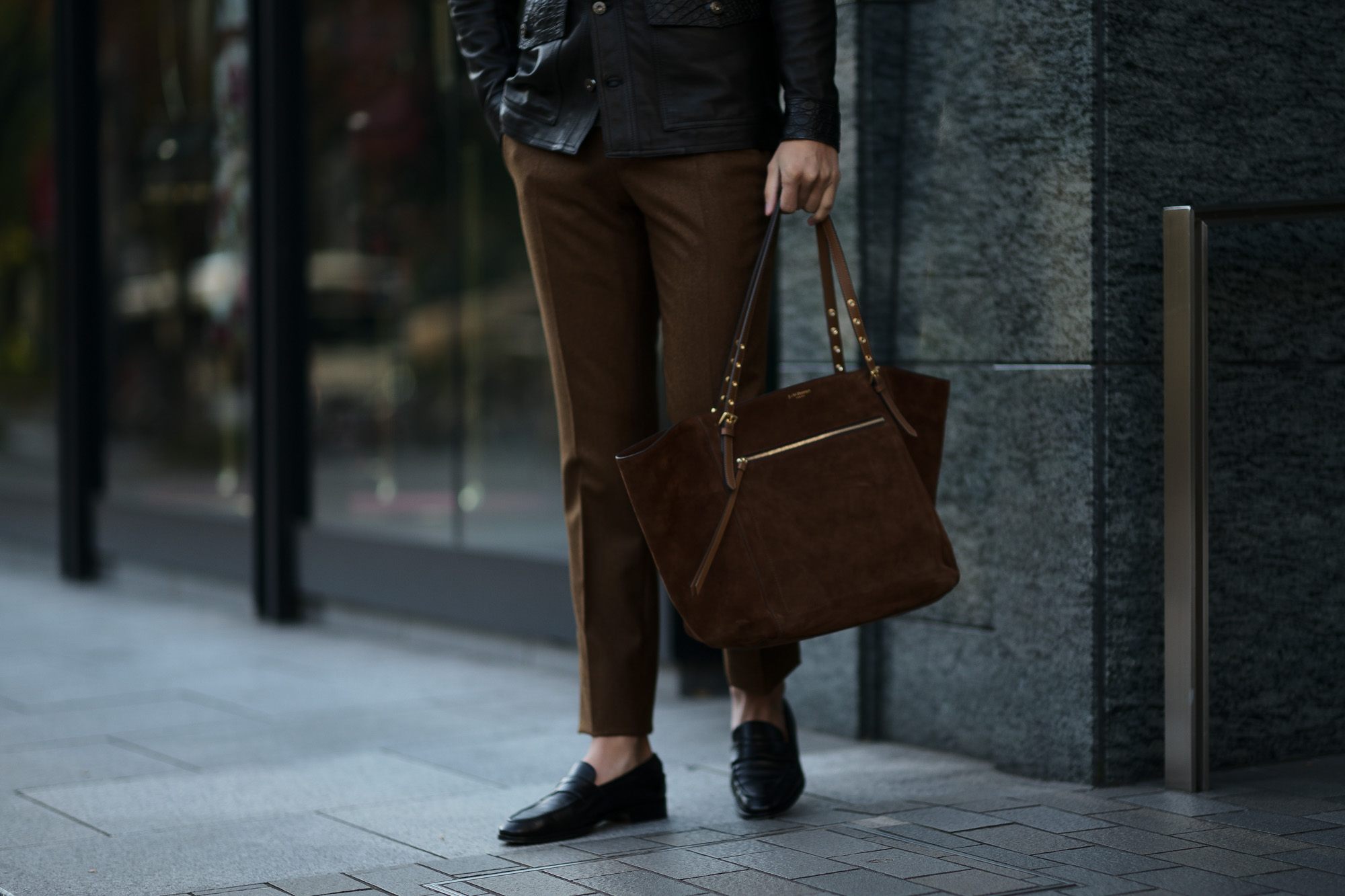 J&M DAVIDSON (ジェイアンドエムデヴィッドソン) RITA L (リタ L) SUEDE LEATHER (スウェードレザー) トートバッグ BROWN (ブラウン・652) Made in spain (スペイン製) 2018 秋冬新作 jandmdavidson jmdavidson 愛知 名古屋 alto e diritto アルトエデリット LOUIS VUITTON LOUISVUITTON ルイ・ヴィトン ルイヴィトン クラッチバック