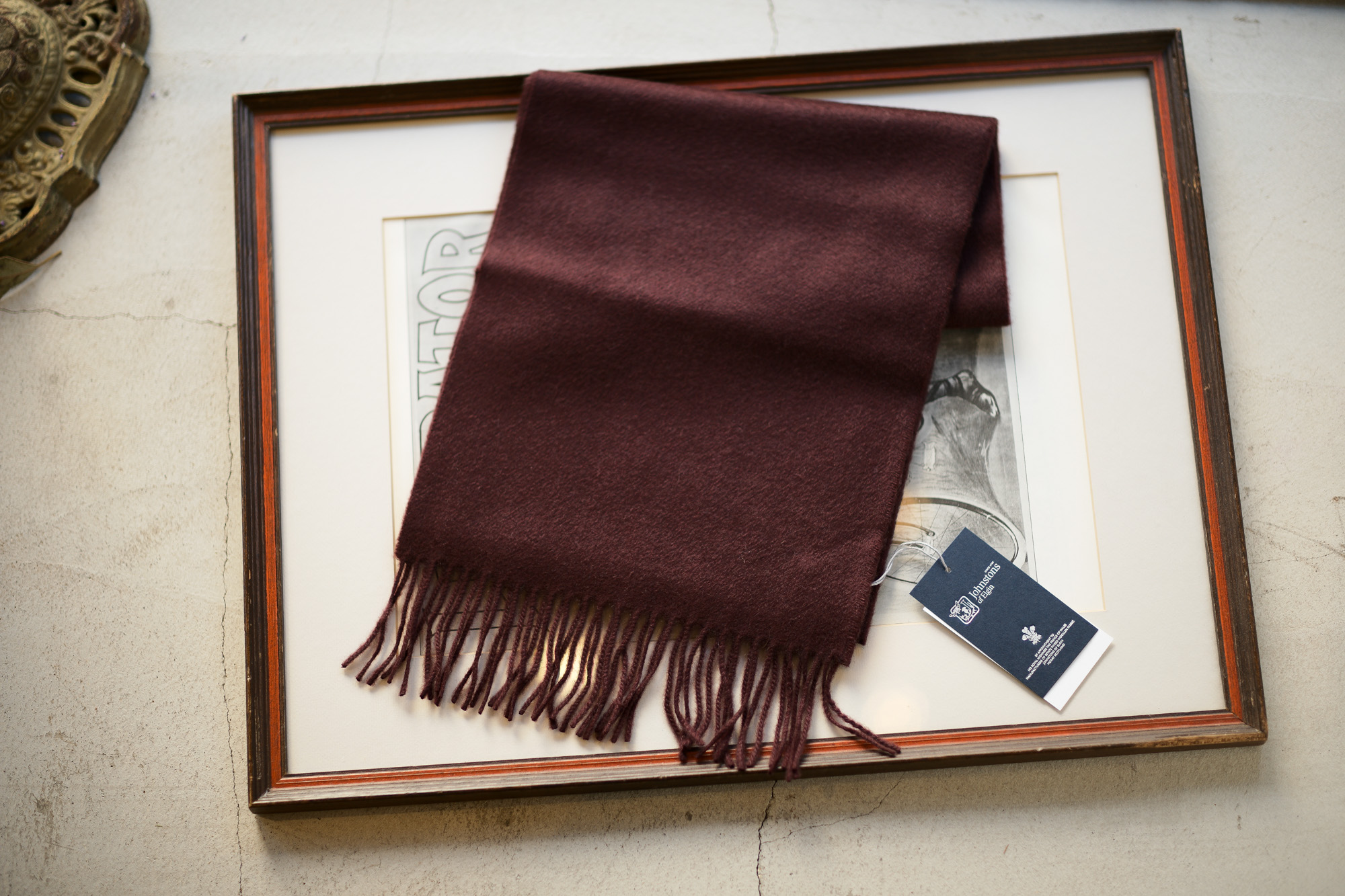 Johnstons ジョンストンズ WA MUFFLER SCARF Cashmere