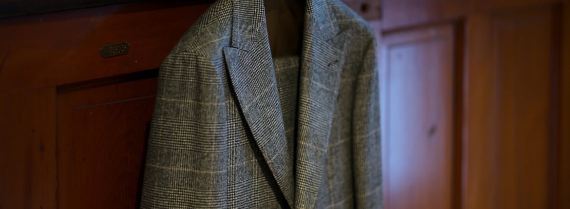 LARDINI (ラルディーニ) SARTORIA (サルトリア) フラノウール生地 ブリティッシュ グレンチェック スーツ GRAY (グレー・11) 2018 秋冬新作のイメージ