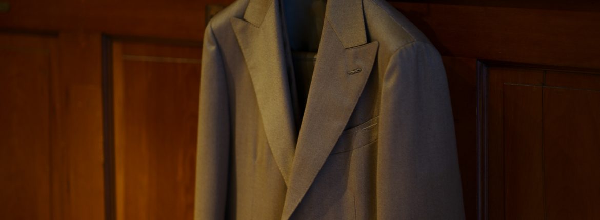 LARDINI (ラルディーニ) SARTORIA (サルトリア) SOLARO ソラーロ 3P スーツ BEIGE (ベージュ・1) Made in italy (イタリア製) 2018 秋冬新作 愛知 名古屋 alto e diritto altoediritto アルトエデリット