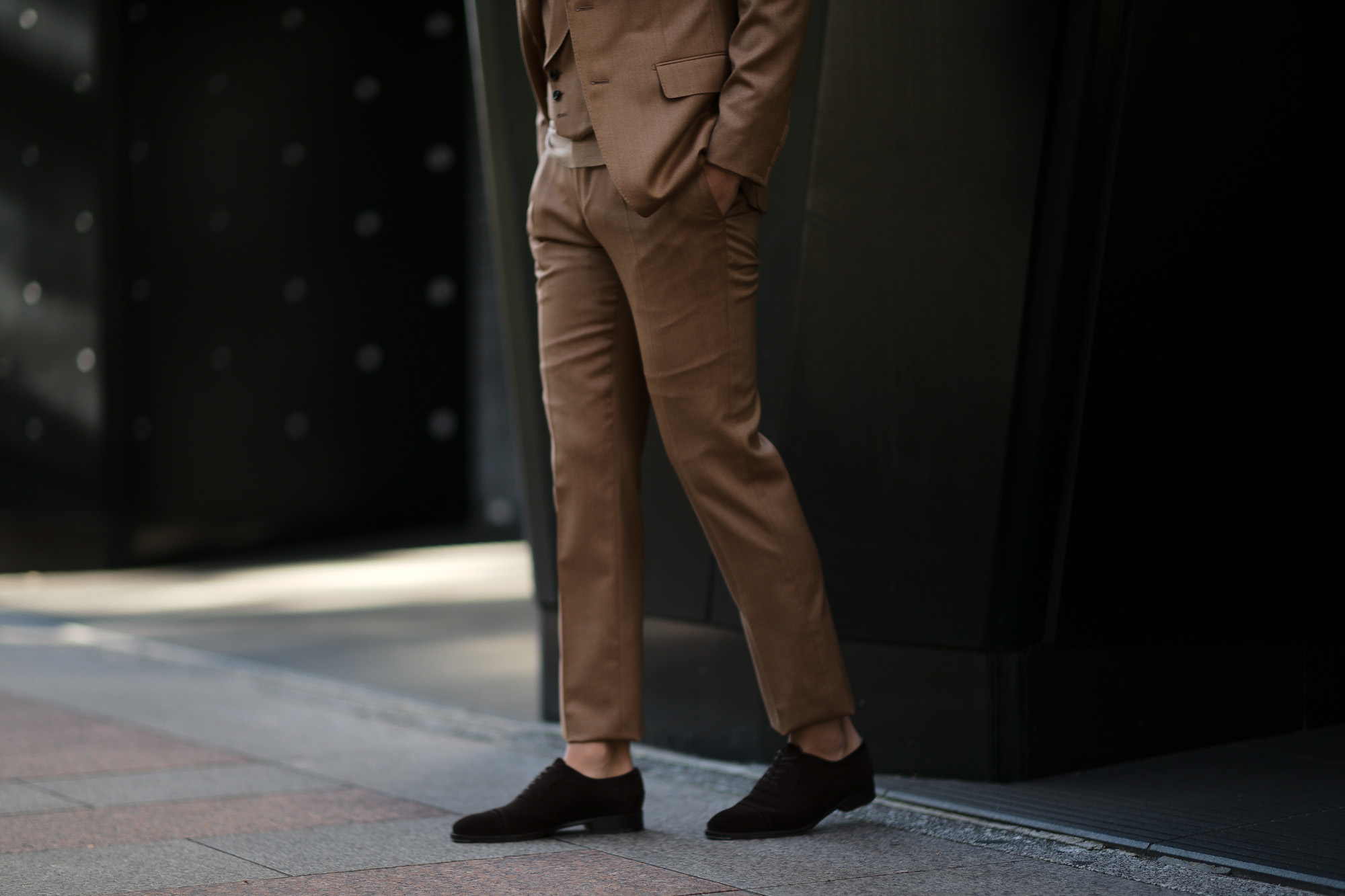 LARDINI (ラルディーニ) SARTORIA (サルトリア) SOLARO ソラーロ 3P スーツ BEIGE (ベージュ・1) Made in italy (イタリア製) 2018 秋冬新作 愛知 名古屋 alto e diritto altoediritto アルトエデリット