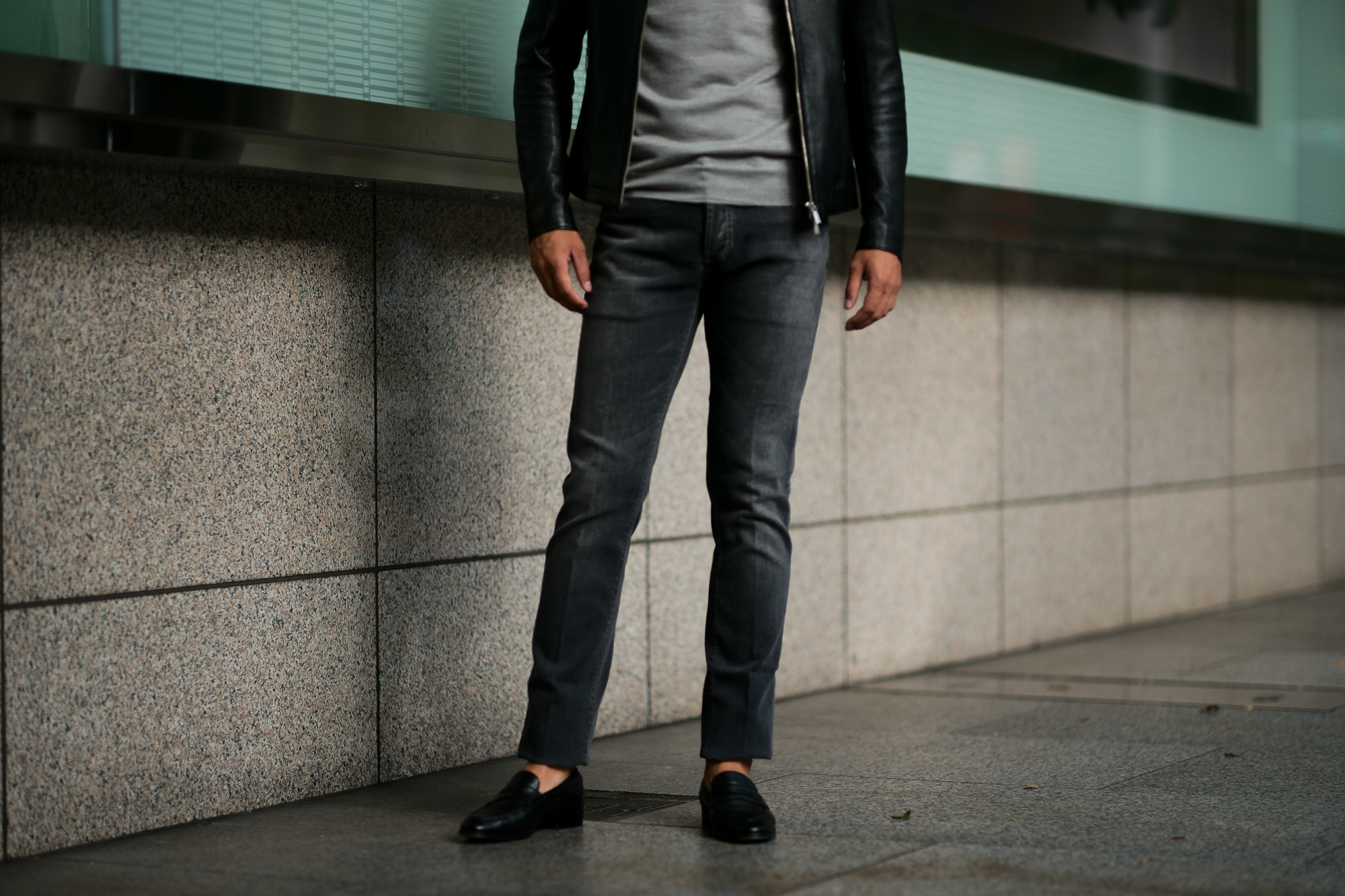 RICHARD J. BROWN (リチャード ジェイ ブラウン) TOKIO (トウキョウ) Denim Cashmere (ストレッチデニムカシミア) ジーンズ デニムパンツ GRAY (グレー・T28 W839) MADE IN ITALY (イタリア製) 2018 秋冬新作 愛知 名古屋 alto e diritto アルトエデリット richadjbrown