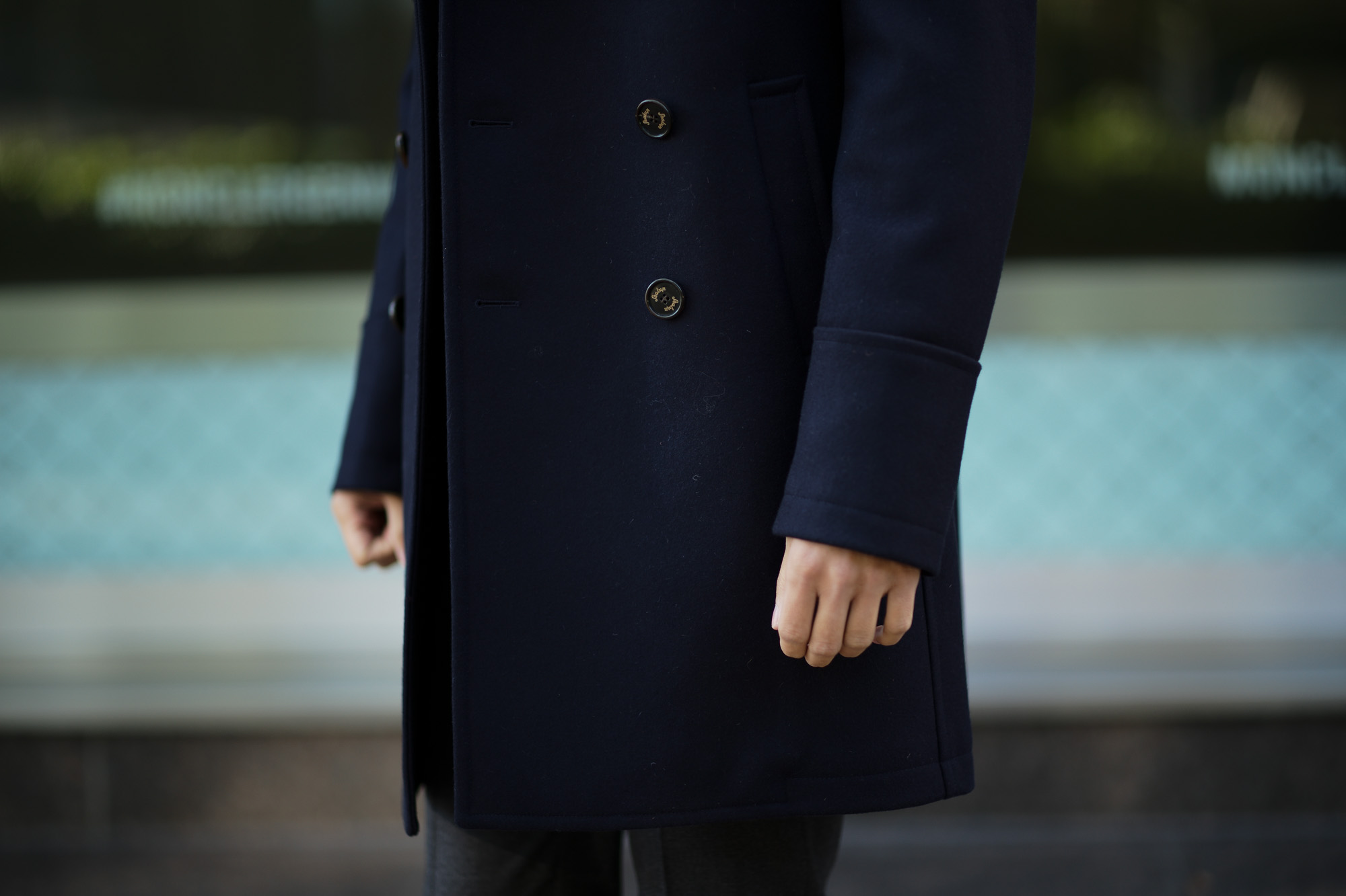 Sealup(シーラップ)　GENOVA(ジェノバ) 50002 7591 01 メルトンウール サーモアライニング ロングPコート  NAVY (ネイビー・01) MADE IN ITALY(イタリア製) 2018 秋冬新作 シーラップ 愛知 名古屋 Alto e Diritto アルト エ デリット Pコート　コート coat