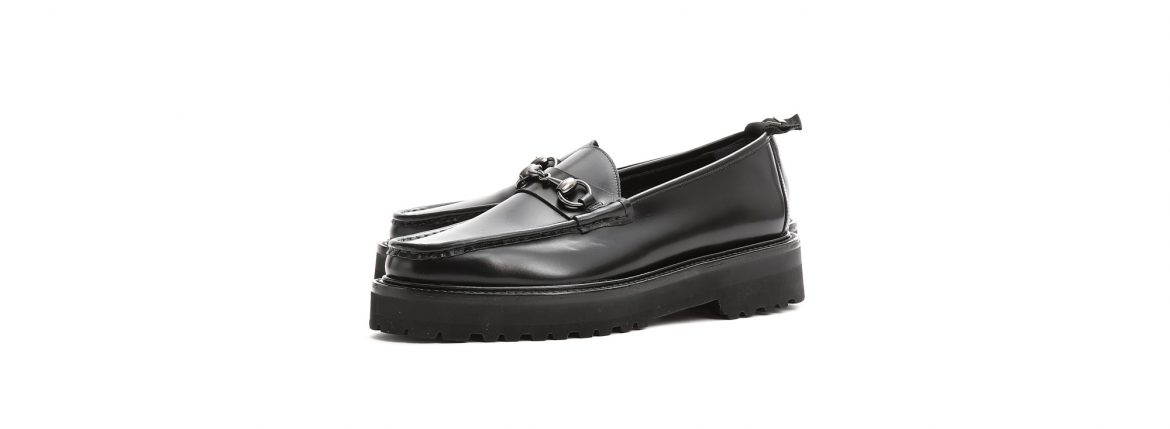 WH (ダブルエイチ) WHZ-0504 Bit Loafer (干場氏 別注 店舗限定 スペシャル モデル) TOOL-442 Last (トゥルー 442 ラスト) ANNONAY Vocalou Calf Leather ビットローファー ALL BLACK (オールブラック・BLK) MADE IN JAPAN(日本製) 2018秋冬 【限定スペシャルモデル】【ご予約受付中】のイメージ