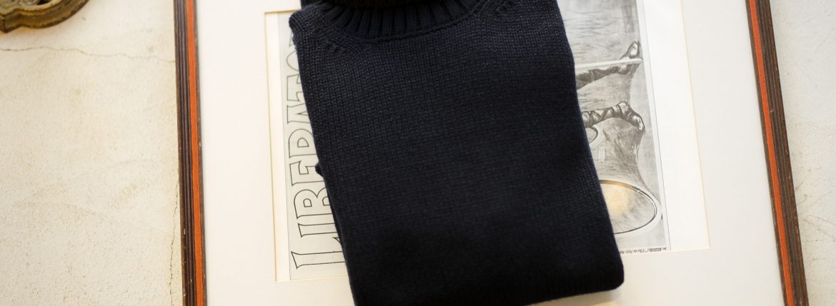 ZANONE (ザノーネ) Cashmere Turtle Neck Sweater (カシミア タートルネックセーター) ミドルゲージ カシミア ニット セーター NAVY (ネイビー・Z1375) made in italy (イタリア製) 2018 秋冬新作 愛知 名古屋 altoediritto アルトエデリット カシミヤ