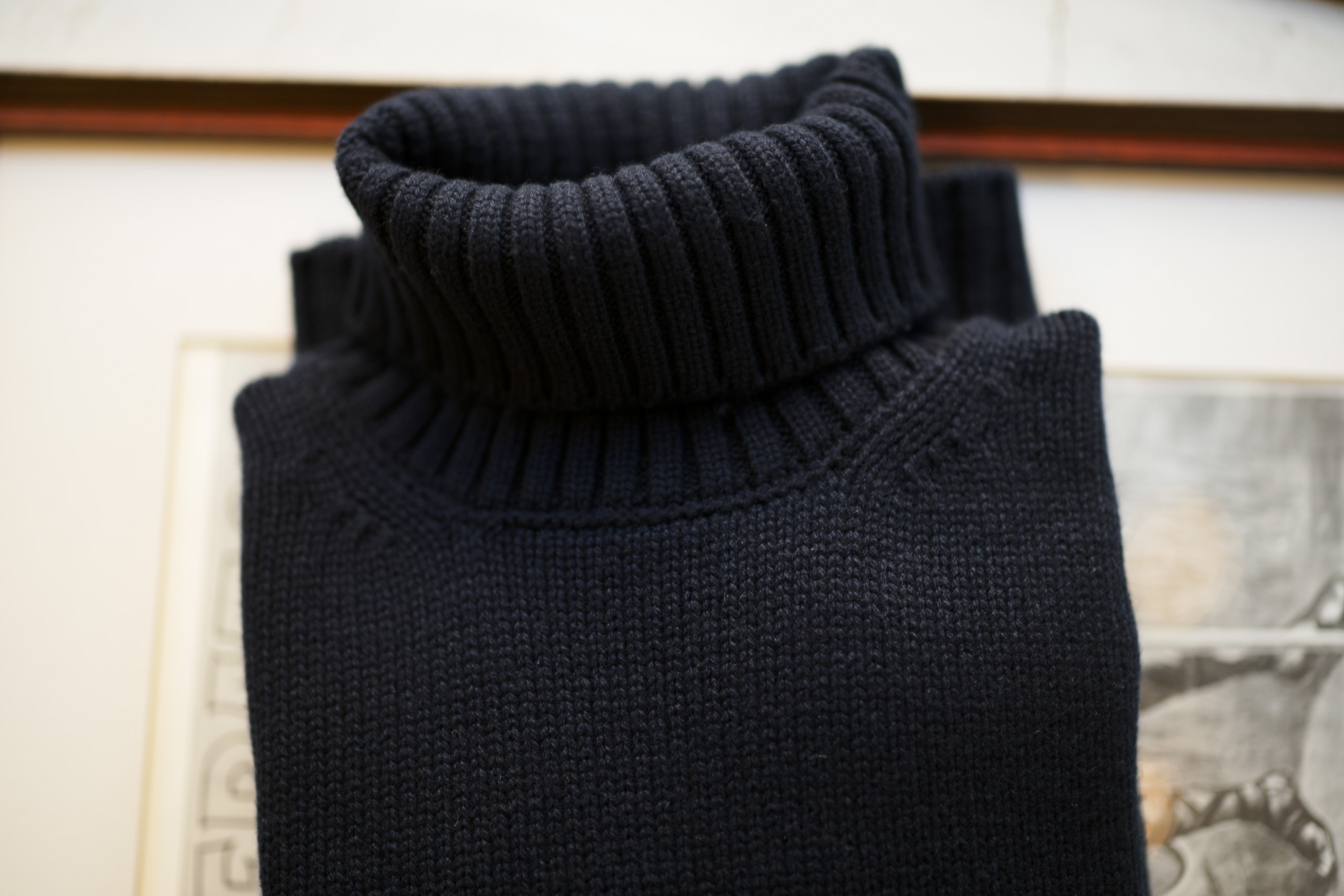 ZANONE (ザノーネ) Cashmere Turtle Neck Sweater (カシミア タートルネックセーター) ミドルゲージ カシミア ニット セーター NAVY (ネイビー・Z1375) made in italy (イタリア製) 2018 秋冬新作 愛知 名古屋 altoediritto アルトエデリット カシミヤ