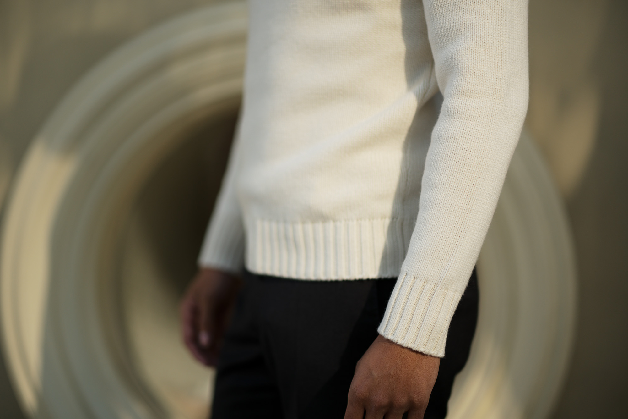 ZANONE (ザノーネ) Cashmere Turtle Neck Sweater (カシミア タートルネックセーター) ミドルゲージ カシミア ニット セーター OFF WHITE (オフホワイト・Z4918) made in italy (イタリア製) 2018 秋冬新作 愛知 名古屋 altoediritto アルトエデリット カシミヤ