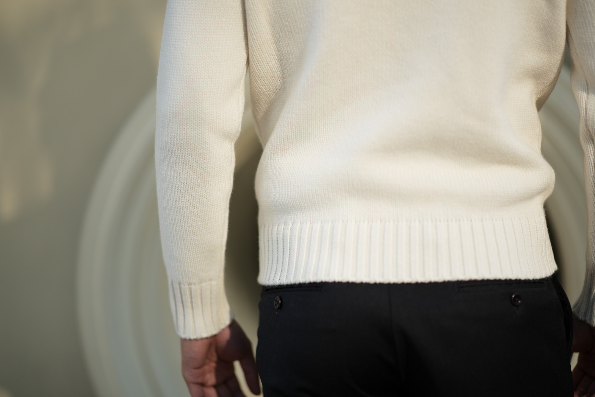 ZANONE (ザノーネ) Cashmere Turtle Neck Sweater (カシミア タートルネックセーター) ミドルゲージ カシミア ニット セーター OFF WHITE (オフホワイト・Z4918) made in italy (イタリア製) 2018 秋冬新作 愛知 名古屋 altoediritto アルトエデリット カシミヤ