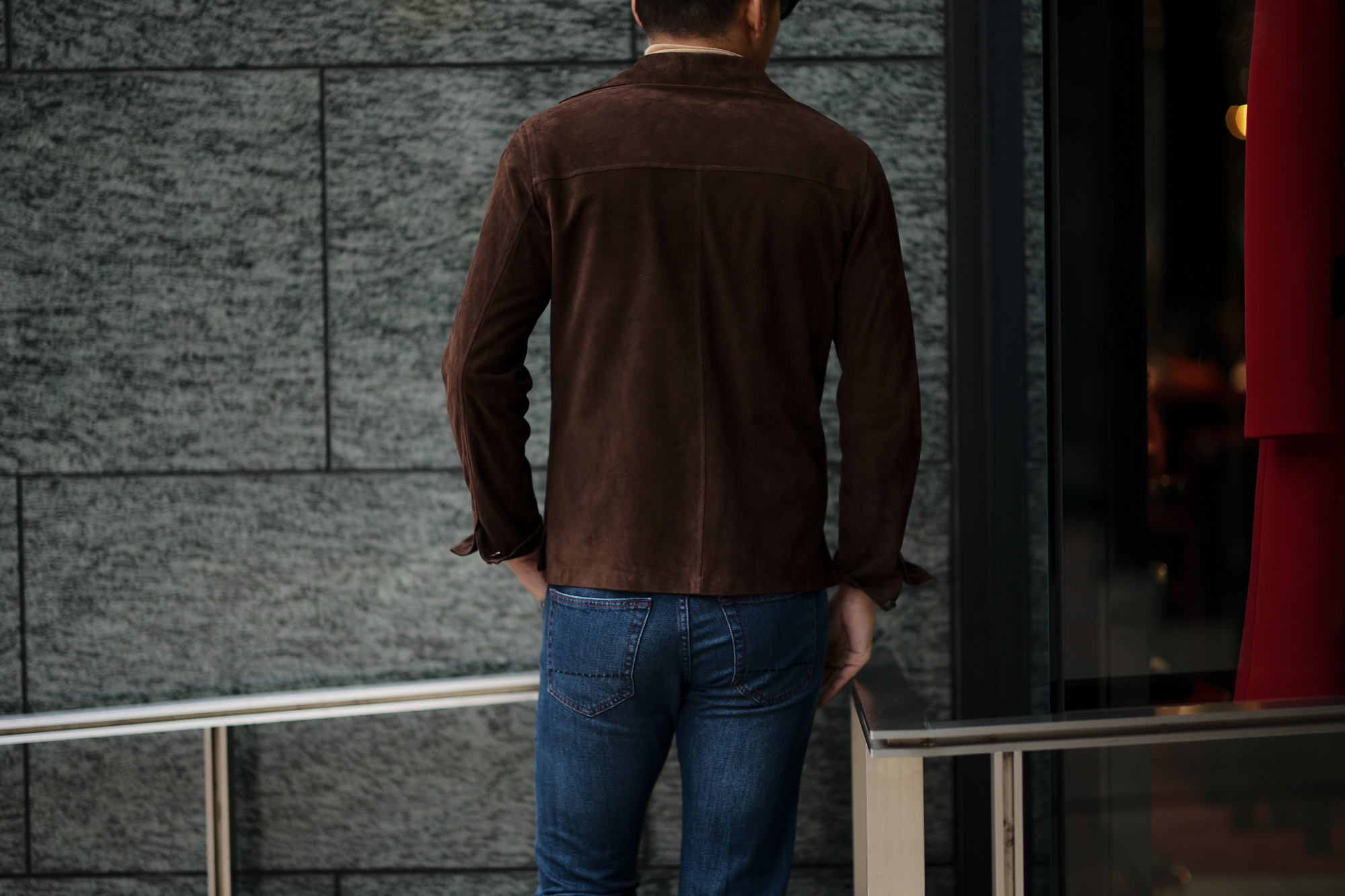 Alfredo Rifugio (アルフレード リフージオ) SS326 CAMOSCIO Summer Suede Leather Shirts サマースウェード レザーシャツ BROWN (ブラウン) made in italy (イタリア製) 2019 春夏 【ご予約受付中】 alfredorifujio アルフレードリフージオ 愛知 名古屋 Alto e Diritto アルト エ デリット alto e diritto アルトエデリット レザージャケット 素肌にレザー 42,44,46,48,50,52