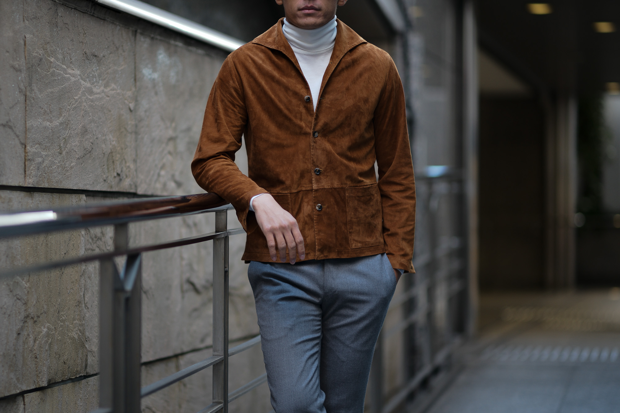 Alfredo Rifugio (アルフレード リフージオ) SS326 CAMOSCIO Summer Suede Leather Shirts サマースウェード レザーシャツ CAMEL (キャメル) made in italy (イタリア製) 2019 春夏 【ご予約受付中】alfredorifujio アルフレードリフージオ 愛知 名古屋 Alto e Diritto アルト エ デリット alto e diritto アルトエデリット レザージャケット 素肌にレザー 42,44,46,48,50,52