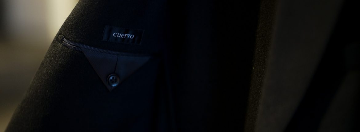 Cuervo (クエルボ) Lobb (ロブ) Cashmere カシミア 3B ジャケット BLACK (ブラック) MADE IN JAPAN (日本製) 2019 春夏 愛知 名古屋 altoediritto アルトエデリット カシミヤジャケット オーダースーツ オーダージャケット カシミア