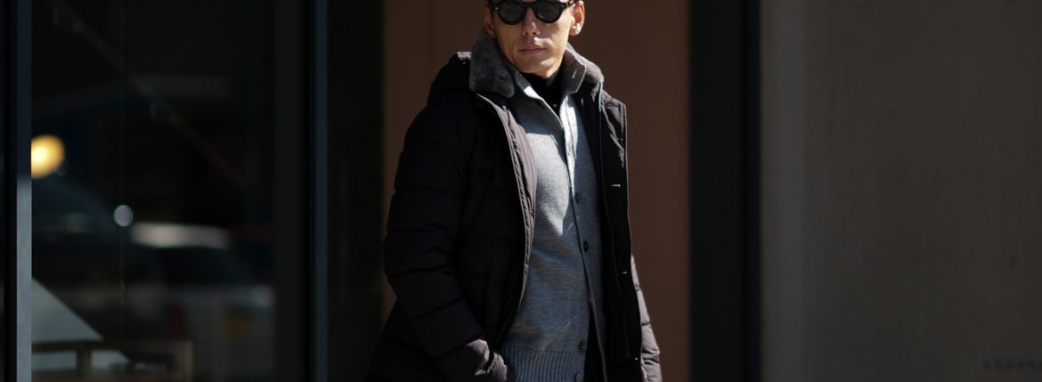 HERNO(ヘルノ) PI0475U N-3B Nylon Down Jacket (ナイロン ダウン ジャケット) POLAR-TECH (ポーラテック) 撥水 ナイロン ダウン ジャケット BLACK (ブラック・9300) 2018 秋冬新作のイメージ