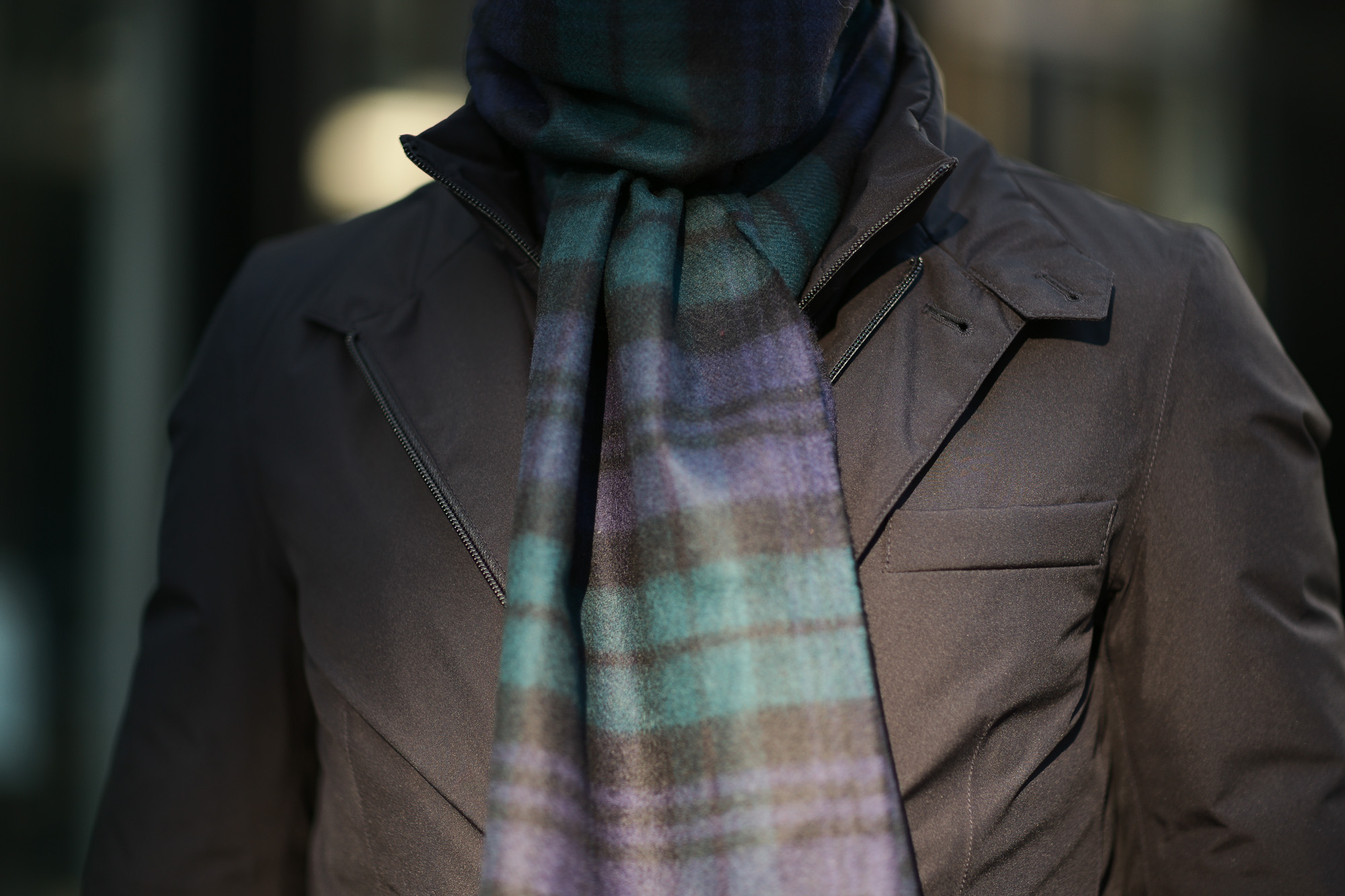 Johnstons (ジョンストンズ) WA16 MUFFLER SCARF Cashmere 100% カシミア マフラー Black Watch (ブラックウォッチ・KU0317) Made in Scotland (スコットランド製) 2018 秋冬新作 愛知 名古屋 alto e diritto altoediritto アルトエデリット ストール ジョンストンズ