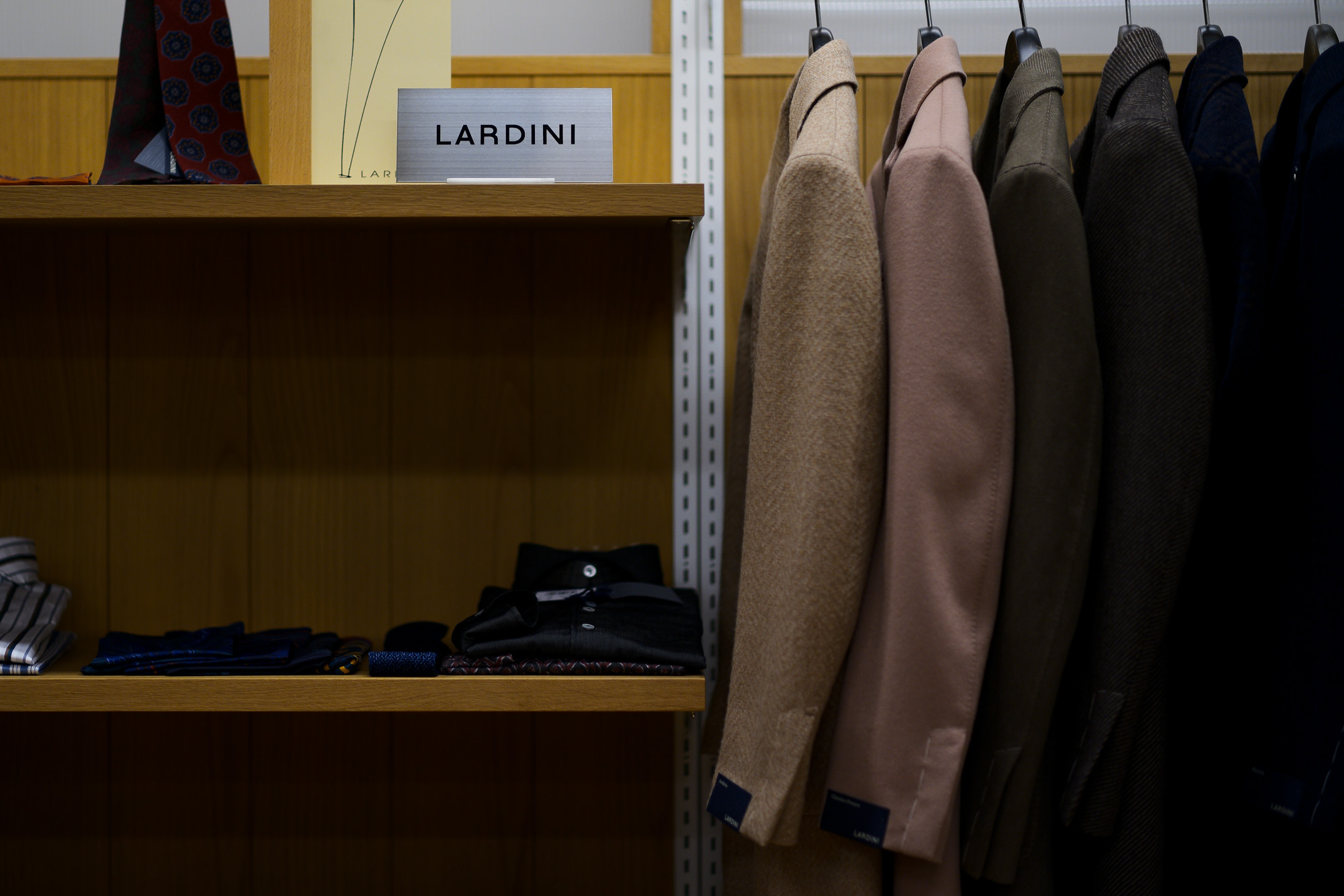 LARDINI / ラルディーニ (2019 秋冬 プレ展示会)  lardini スーツ ジャケット ルイジラルディーニ 愛知 名古屋 Alto e Diritto アルト エ デリット チェスターコート チェスター シングルチェスター ダブル コート ニットジャケット ジャケット