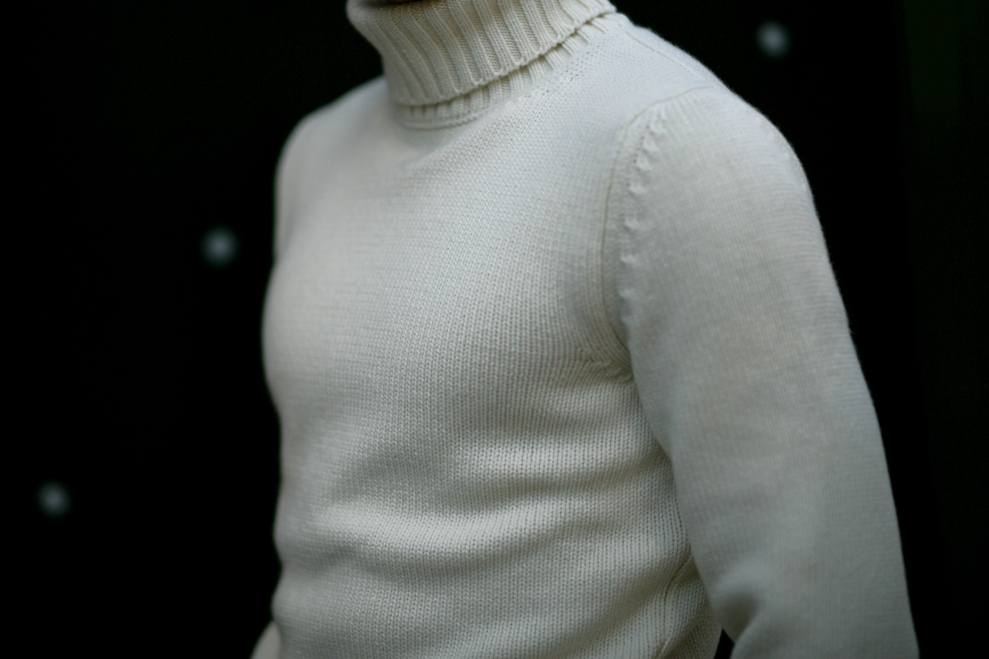 ZANONE (ザノーネ) Cashmere Turtle Neck Sweater (カシミア タートルネックセーター) ミドルゲージ カシミア ニット セーター OFF WHITE (オフホワイト・Z4918) made in italy (イタリア製) 2018 秋冬新作 愛知 名古屋 altoediritto アルトエデリット カシミヤ