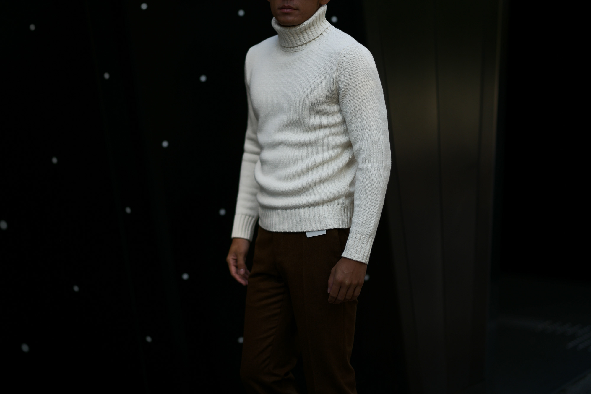 ZANONE (ザノーネ) Cashmere Turtle Neck Sweater (カシミア タートルネックセーター) ミドルゲージ カシミア ニット セーター OFF WHITE (オフホワイト・Z4918) made in italy (イタリア製) 2018 秋冬新作 愛知 名古屋 altoediritto アルトエデリット カシミヤ