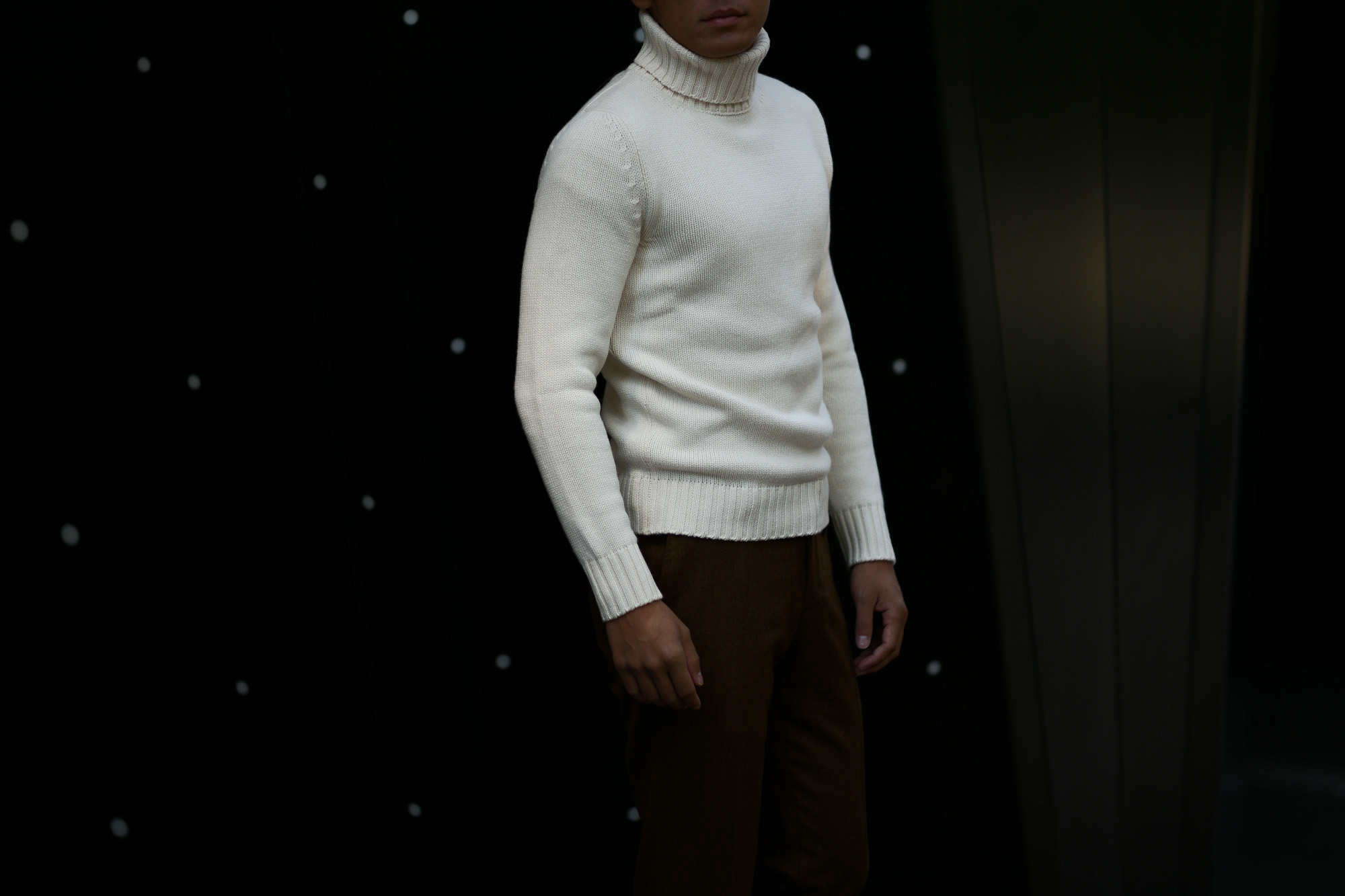 ZANONE (ザノーネ) Cashmere Turtle Neck Sweater (カシミア タートルネックセーター) ミドルゲージ カシミア ニット セーター OFF WHITE (オフホワイト・Z4918) made in italy (イタリア製) 2018 秋冬新作 愛知 名古屋 altoediritto アルトエデリット カシミヤ