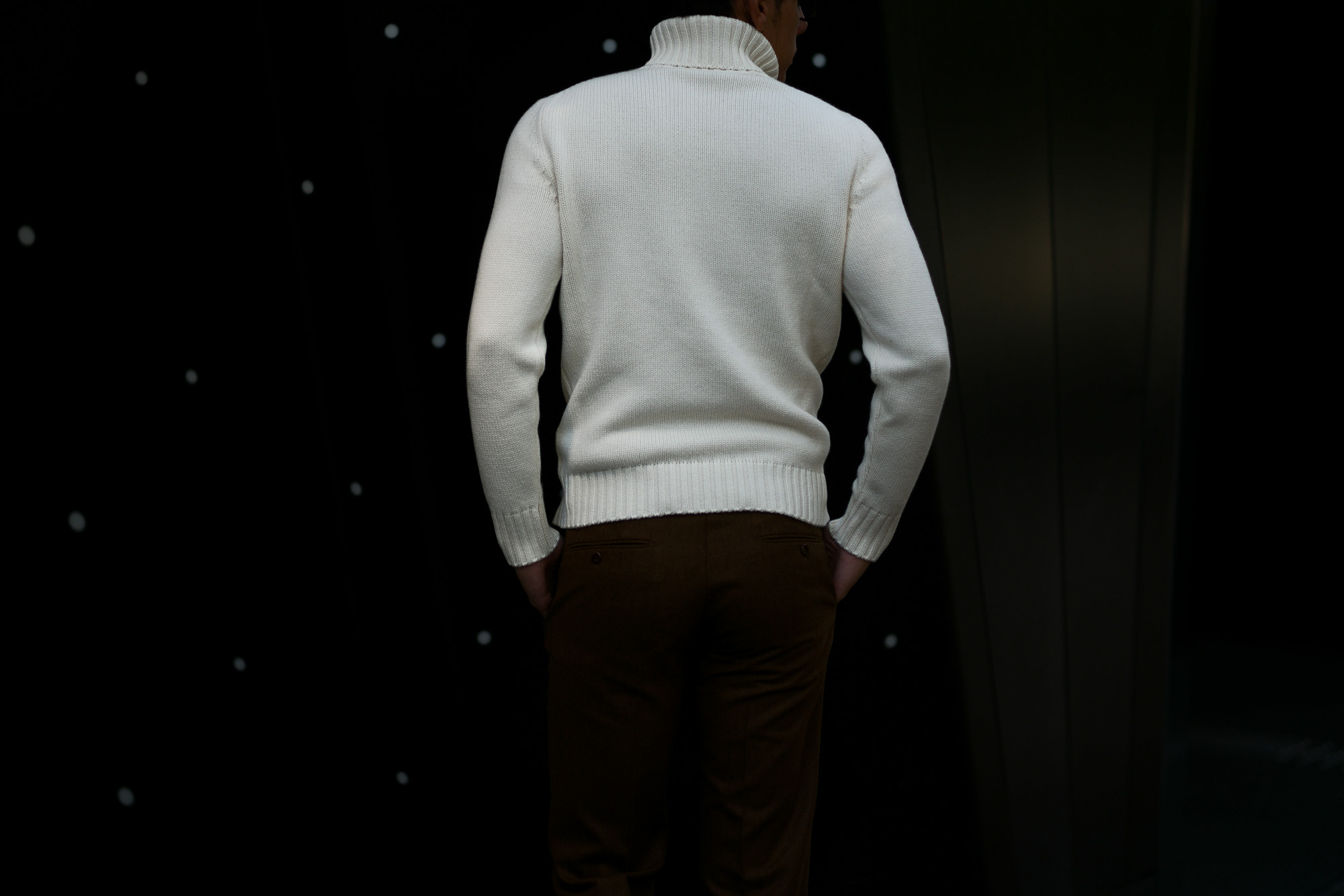 ZANONE (ザノーネ) Cashmere Turtle Neck Sweater (カシミア タートルネックセーター) ミドルゲージ カシミア ニット セーター OFF WHITE (オフホワイト・Z4918) made in italy (イタリア製) 2018 秋冬新作 愛知 名古屋 altoediritto アルトエデリット カシミヤ