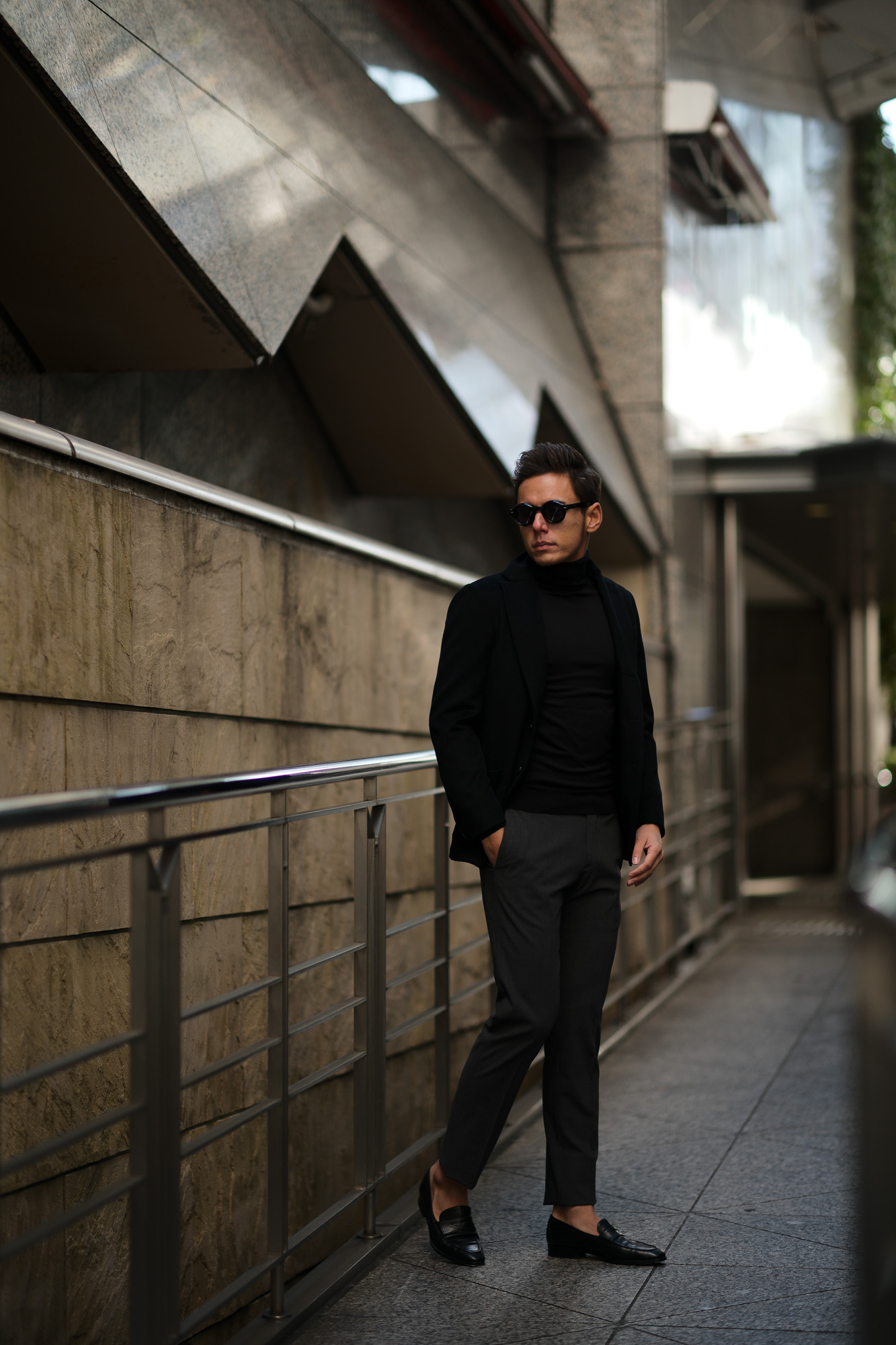 Cuervo (クエルボ) Sartoria Collection (サルトリア コレクション) Lobb (ロブ) Cashmere カシミア 3B ジャケット BLACK (ブラック) MADE IN JAPAN (日本製) 2019 春夏新作 【第1便ご予約受付中】愛知 名古屋 altoediritto アルトエデリット スーツ ジャケット カシミヤ