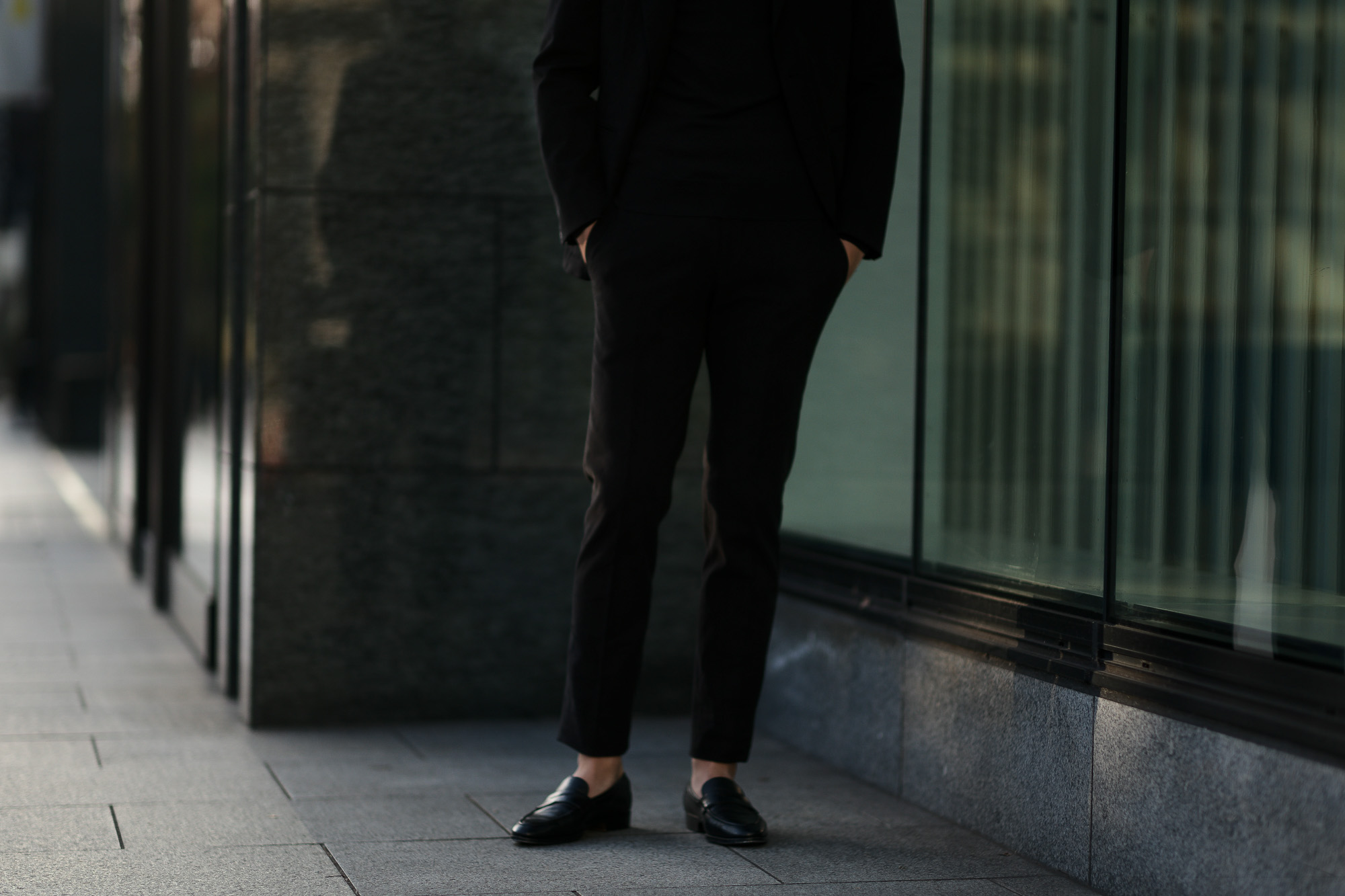 Cuervo (クエルボ) Sartoria Collection (サルトリア コレクション) Rooster (ルースター) STRETCH COTTON ストレッチコットン スーツ BLACK (ブラック) MADE IN JAPAN (日本製) 2019 春夏新作 【第1便ご予約受付中】alto e diritto アルトエデリット