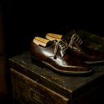 ENZO BONAFE(エンツォボナフェ) ART.3720 Plane Toe Dress Shoes プレーントゥー Bonaudo Museum Calf Leather ミュージアムカーフ ドレスシューズ DARK BROWN(ダークブラウン) made in italy (イタリア製)のイメージ